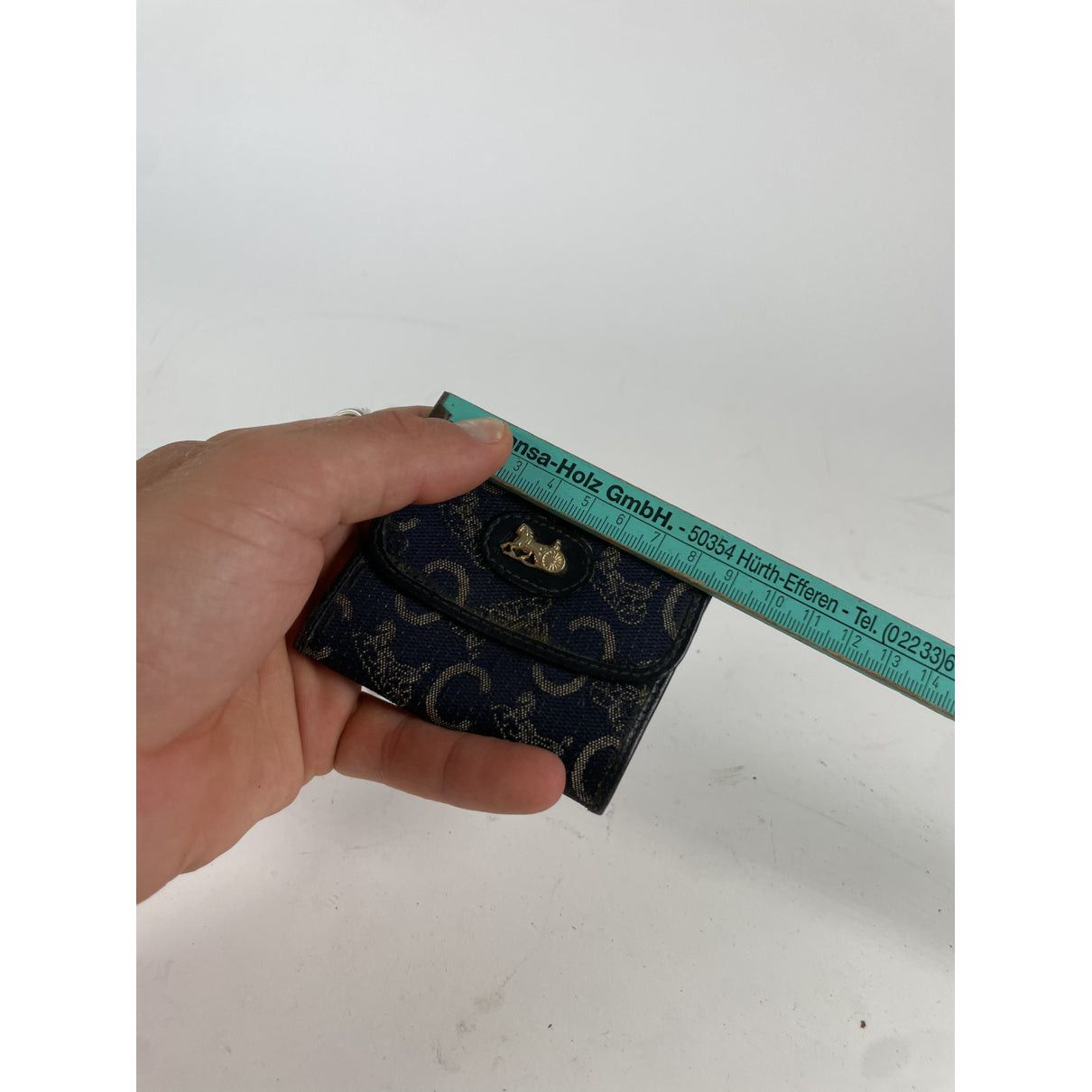 Celine Navy Cotton Purse Size ONE SIZE - 5 Thumbnail