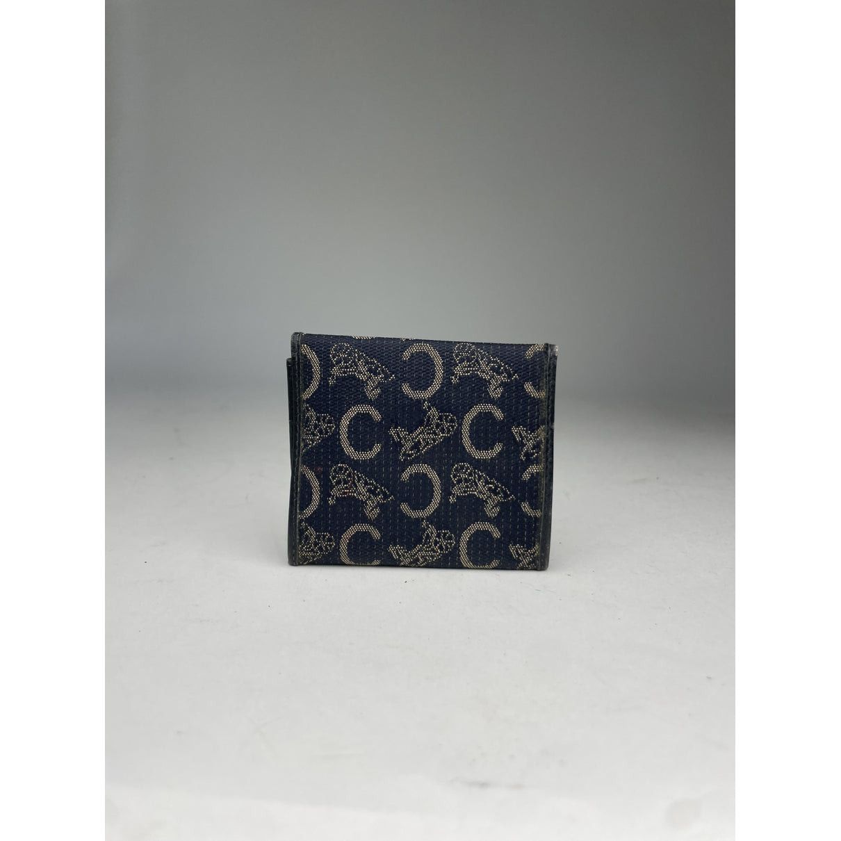 Celine Navy Cotton Purse Size ONE SIZE - 2 Thumbnail