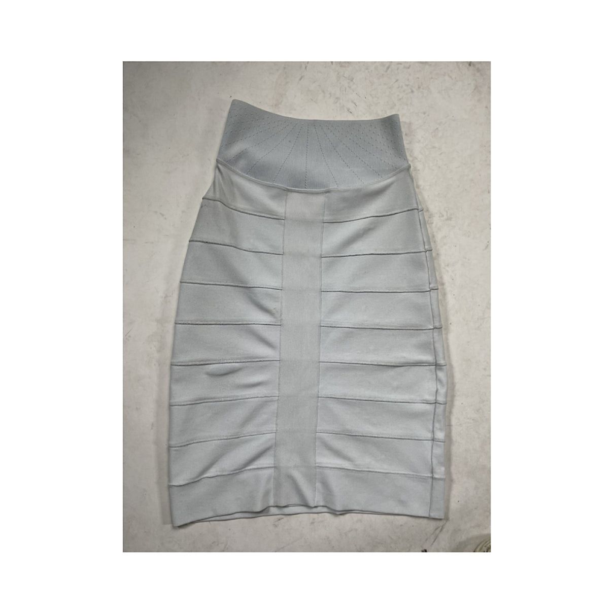 Givenchy White Cotton - Elasthane Skirt Size 30" / US 8 / IT 44 - 2 Thumbnail