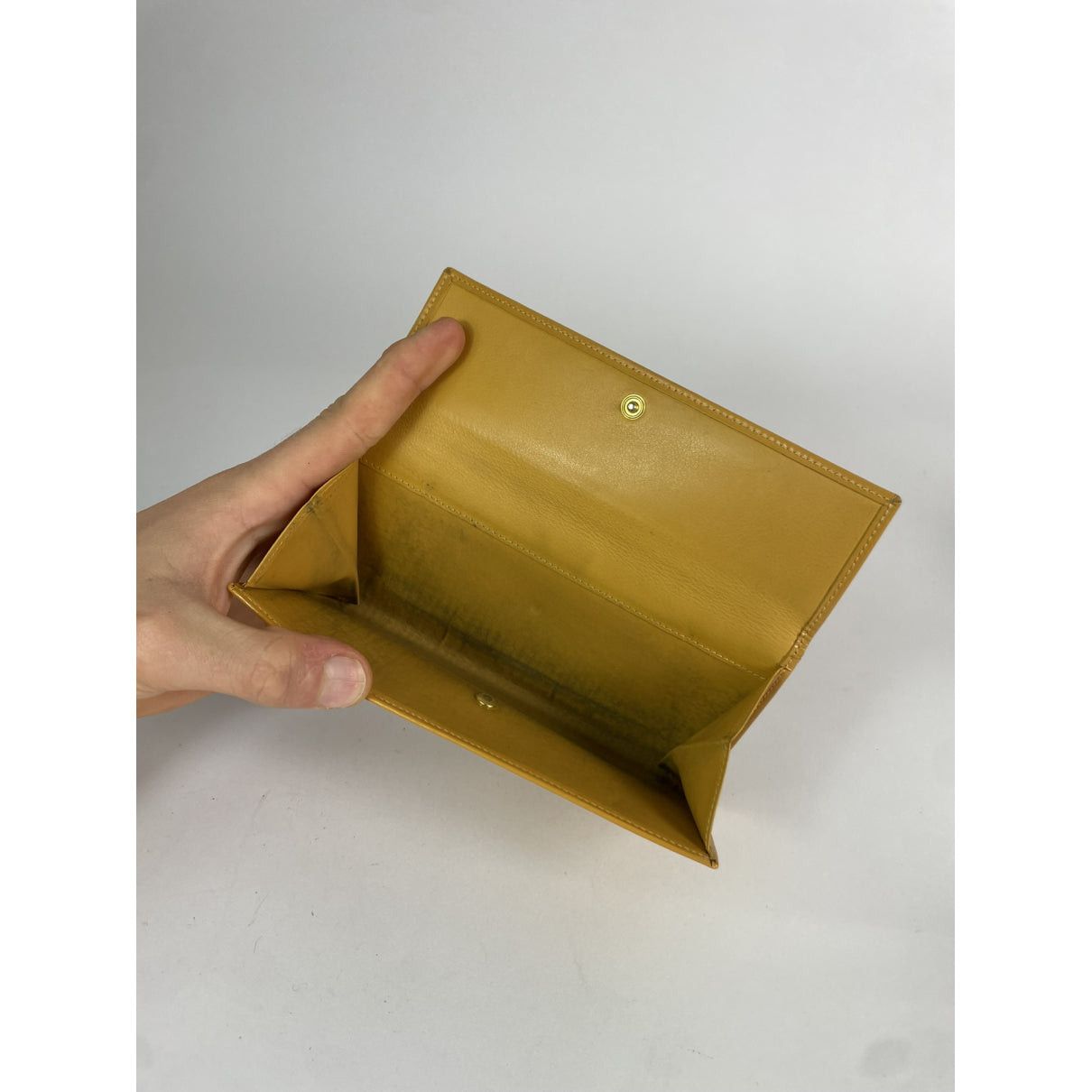 Loewe Puzzle Yellow Leather Wallet Size ONE SIZE - 3 Thumbnail
