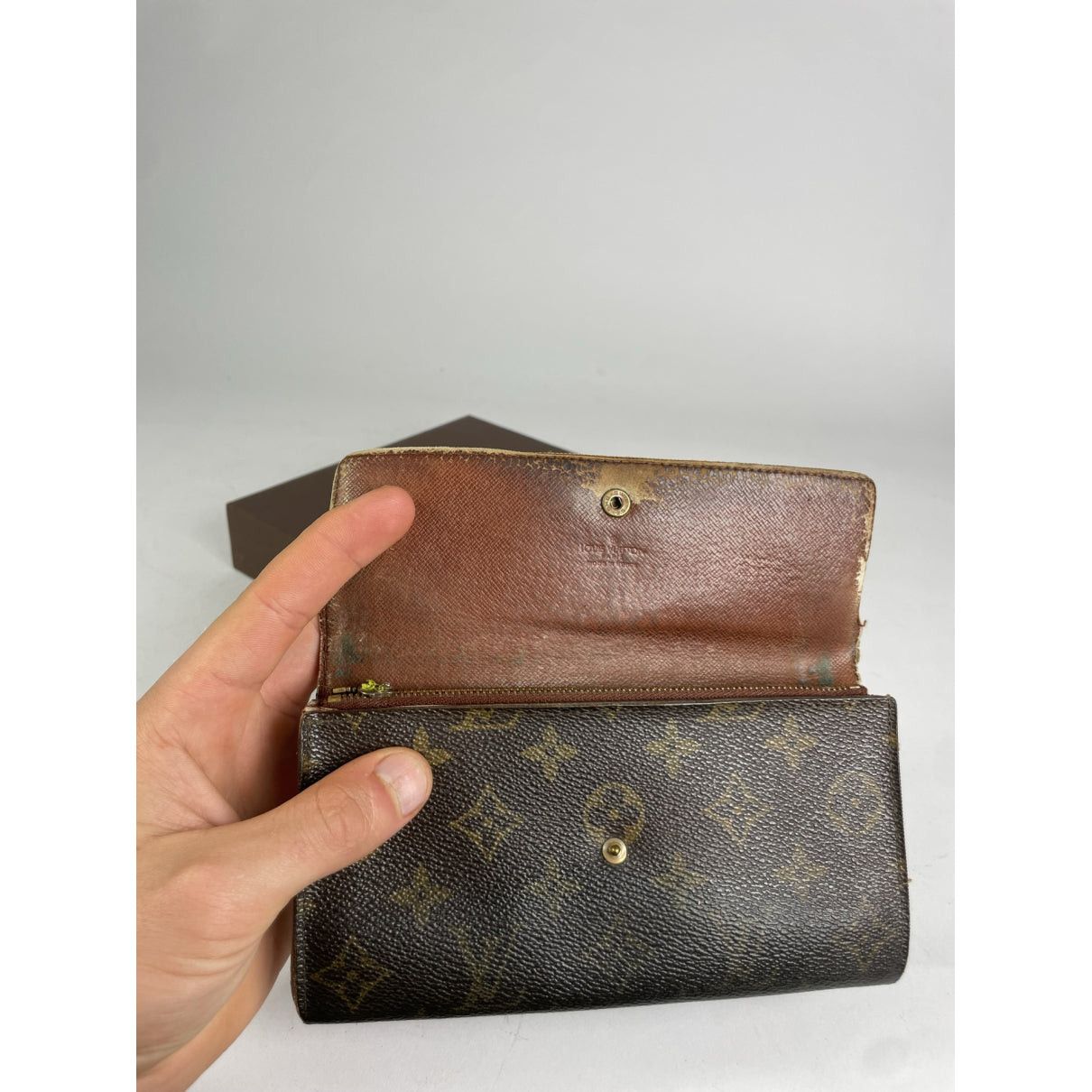 Louis Vuitton Kimono Brown Leather Wallet Size ONE SIZE - 3 Thumbnail