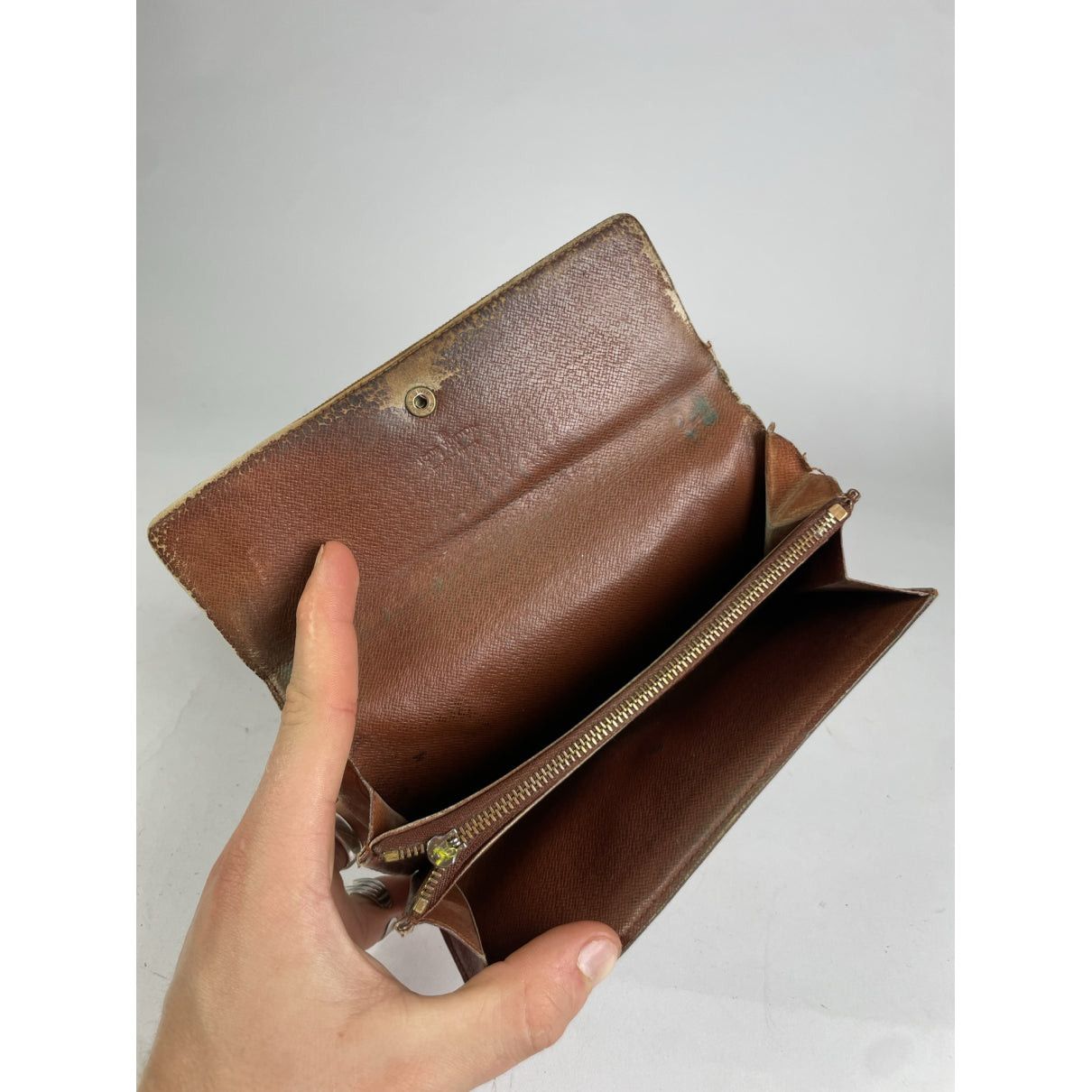 Louis Vuitton Kimono Brown Leather Wallet Size ONE SIZE - 4 Thumbnail