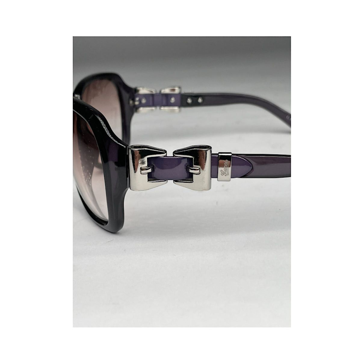 Gucci Black Plastic Sunglasses Size ONE SIZE - 3 Thumbnail