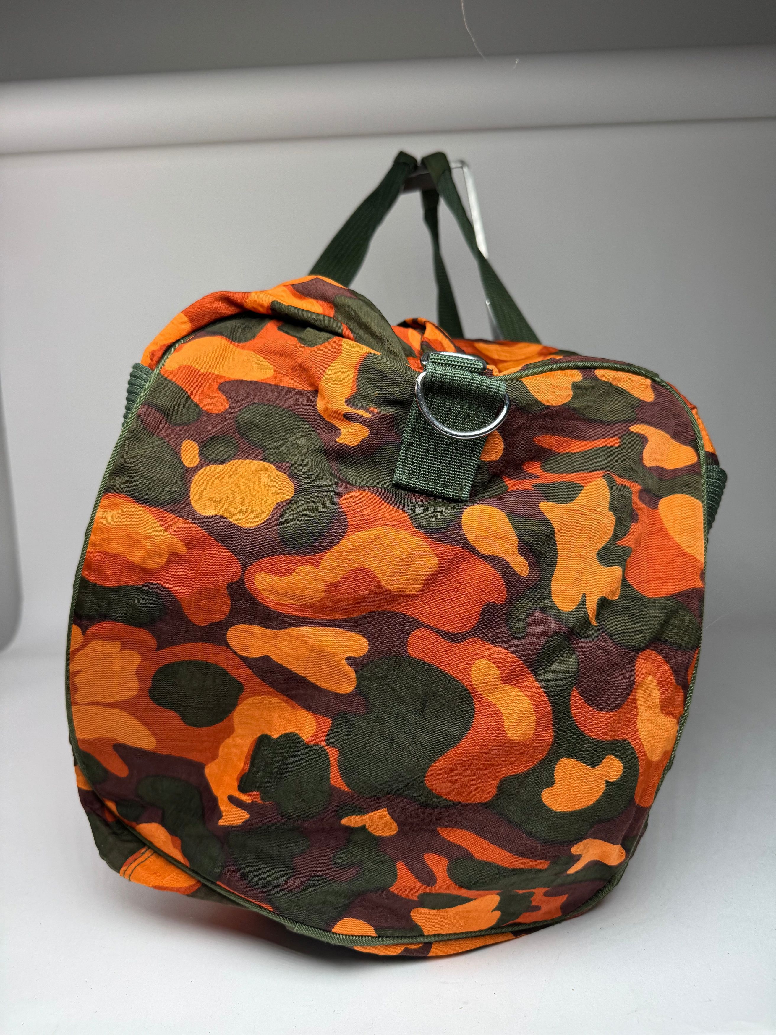 Jean Paul Gaultier Vintage Canvas Duffel Bag Orange / Dark Green Size ONE SIZE - 8 Thumbnail