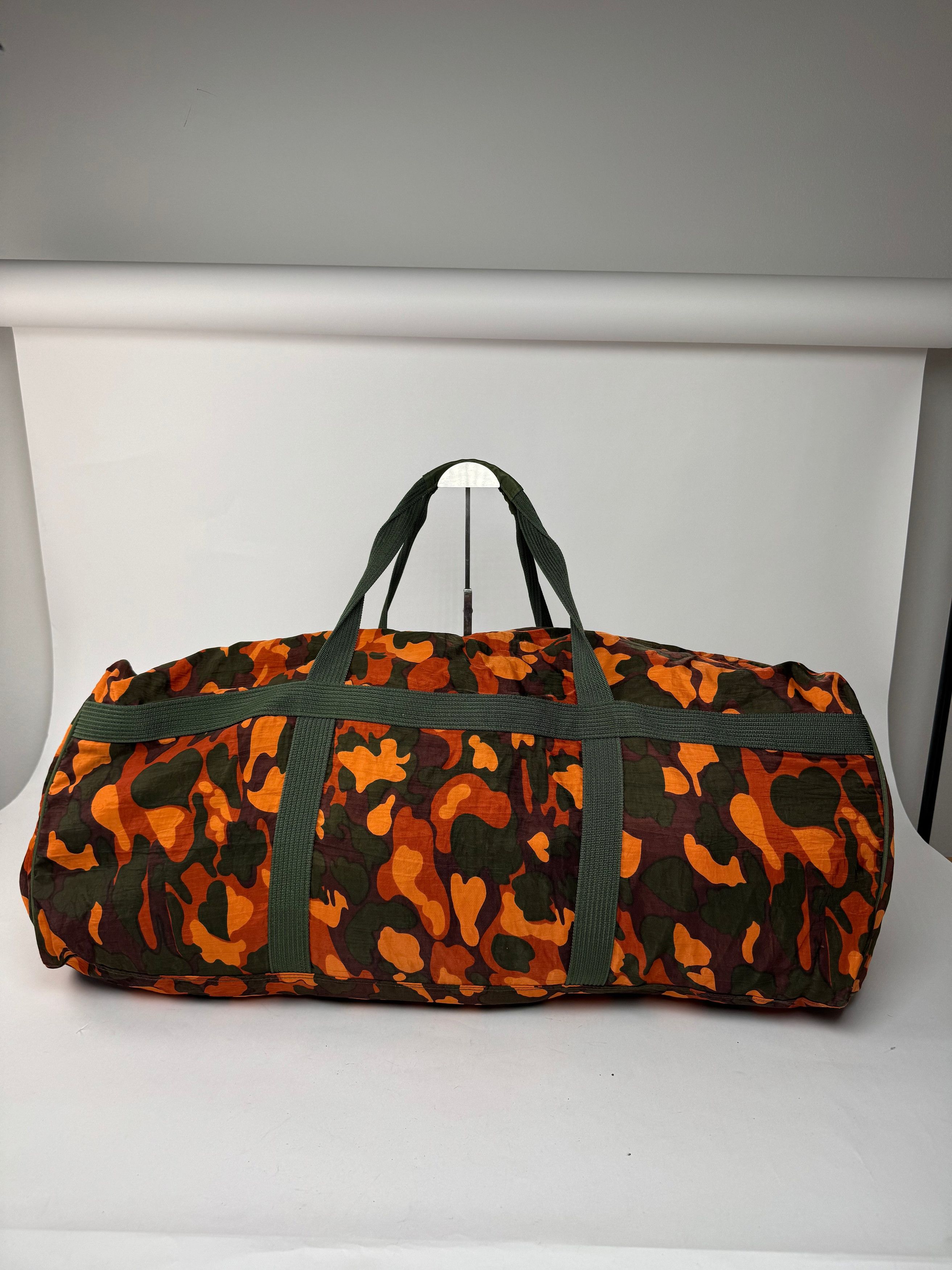 Jean Paul Gaultier Vintage Canvas Duffel Bag Orange / Dark Green Size ONE SIZE - 5 Thumbnail