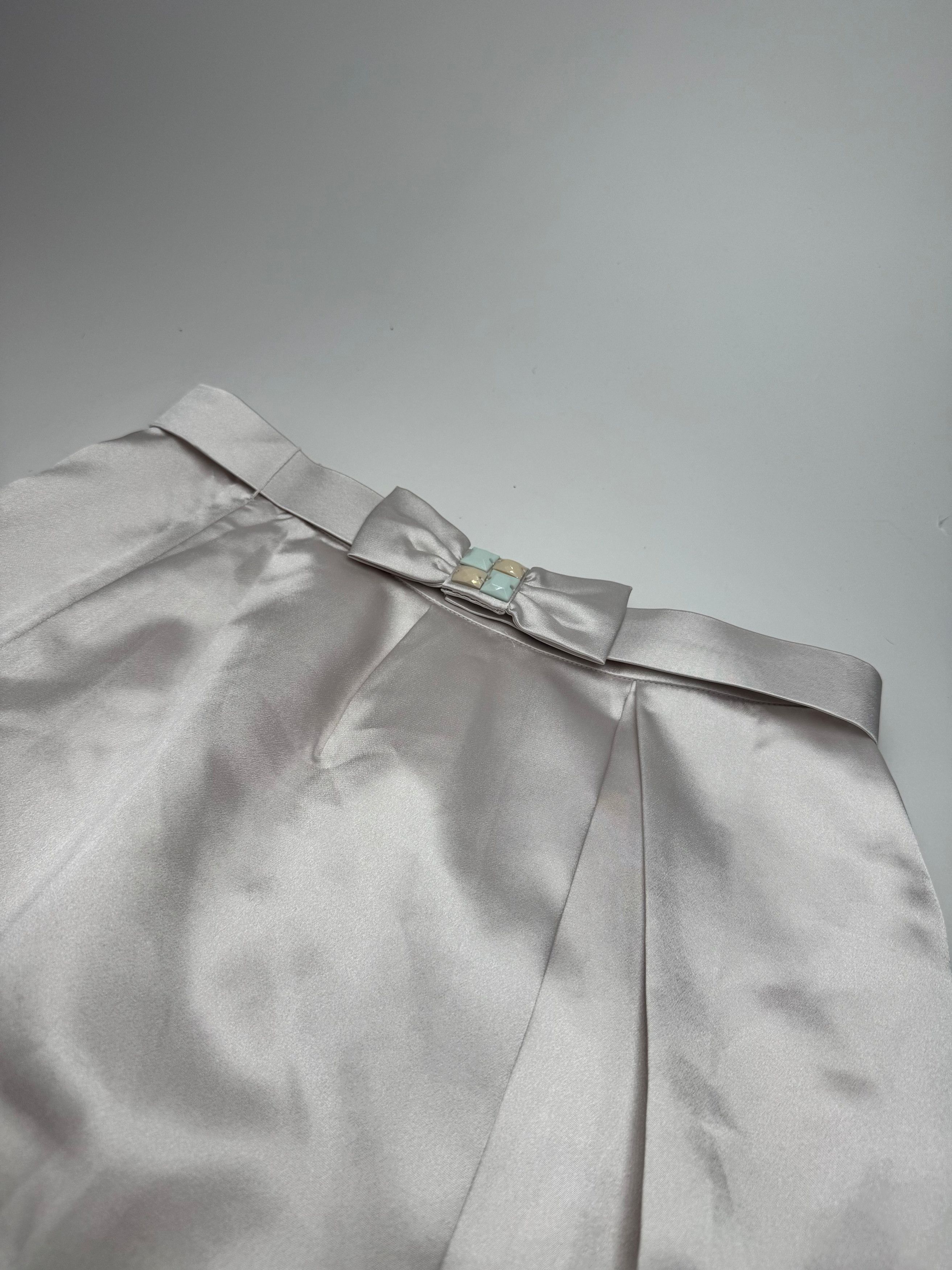Courreges Vintage Paris Pearl Skirt 38/M Size 27" / US 4 / IT 40 - 8 Thumbnail