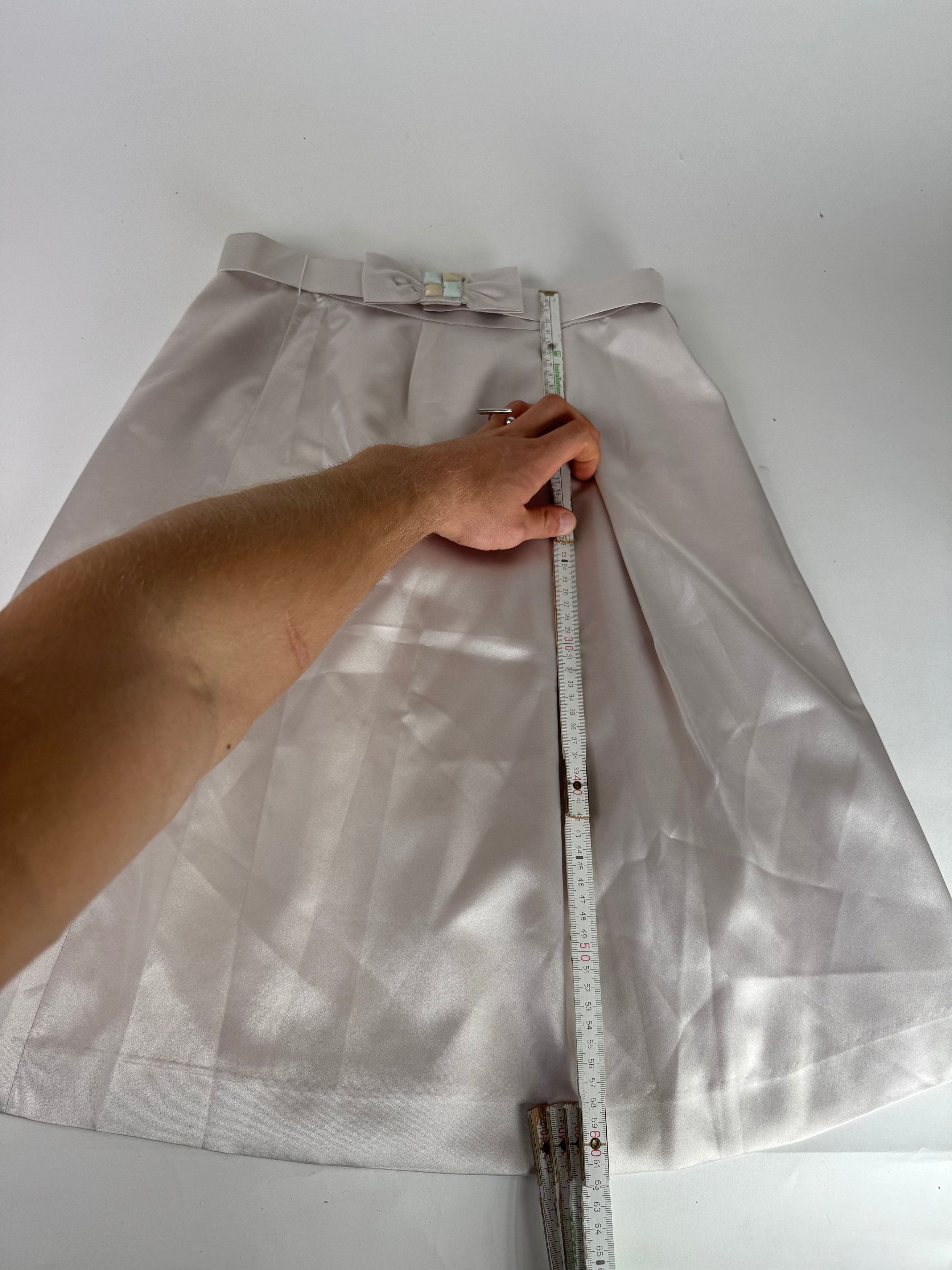 Courreges Vintage Paris Pearl Skirt 38/M Size 27" / US 4 / IT 40 - 10 Thumbnail