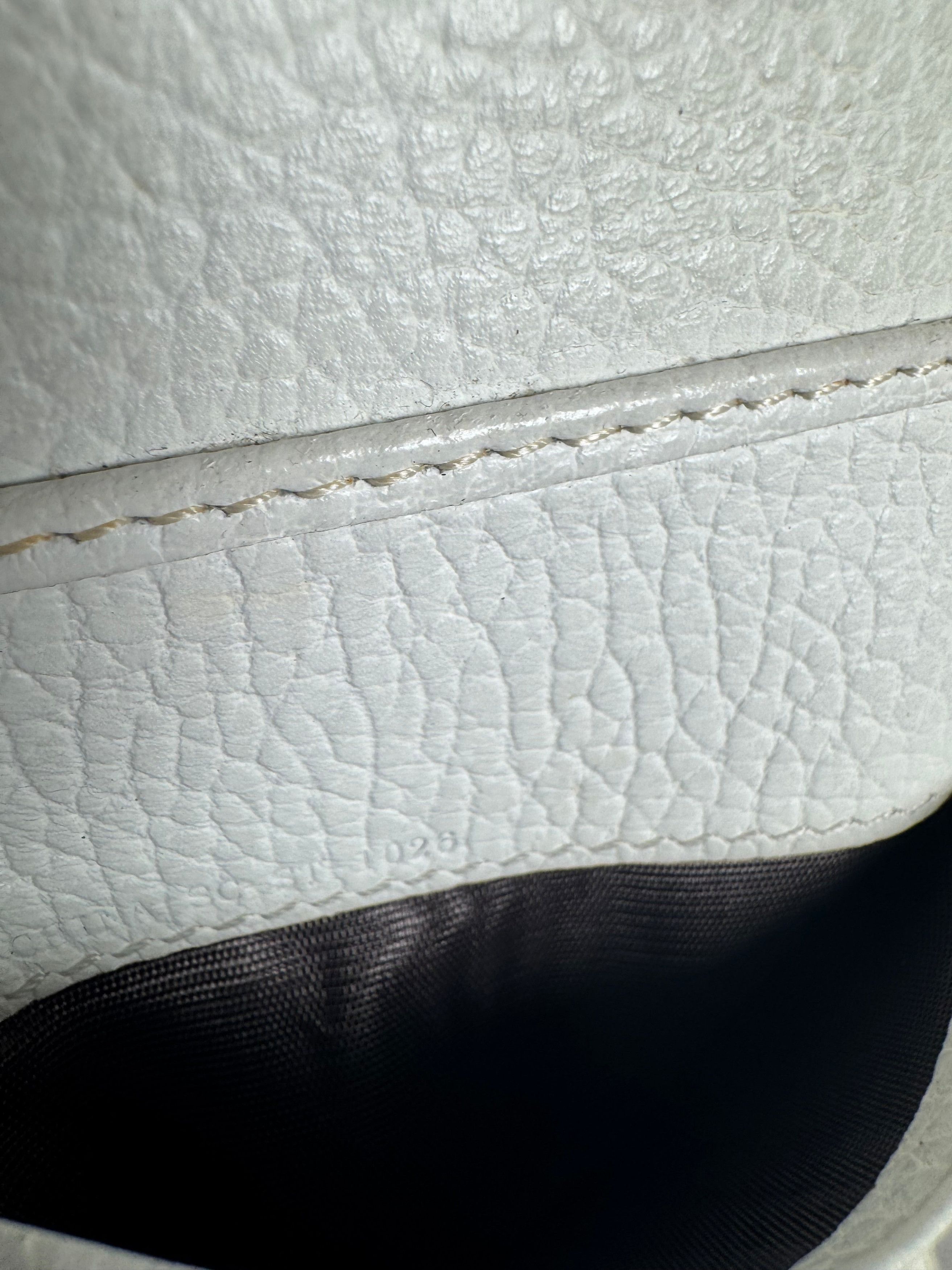 Celine Vintage Paris Denim Leather Monogram wallet white blue Size ONE SIZE - 5 Thumbnail