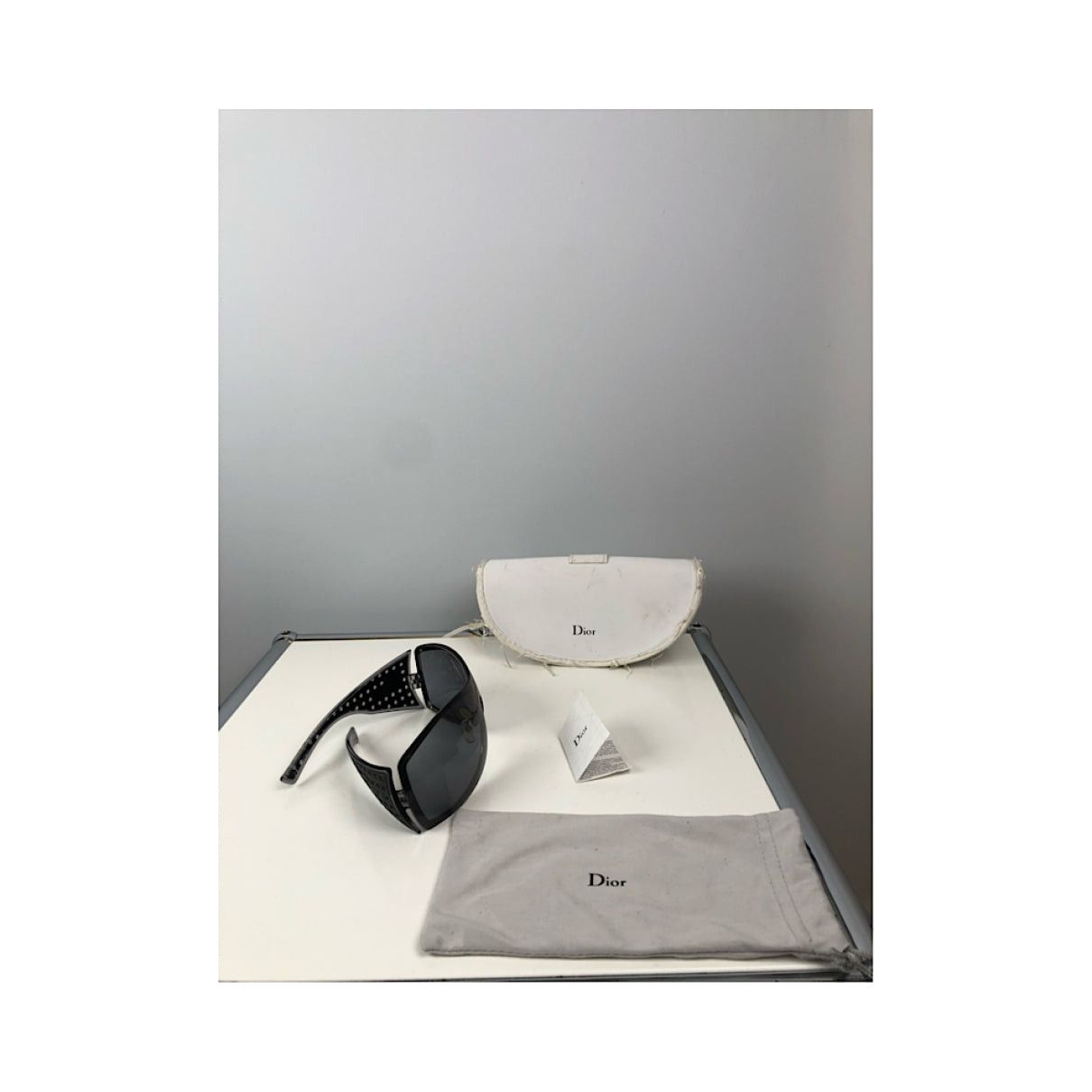 Dior Black Plastic Sunglasses Size ONE SIZE - 5 Thumbnail
