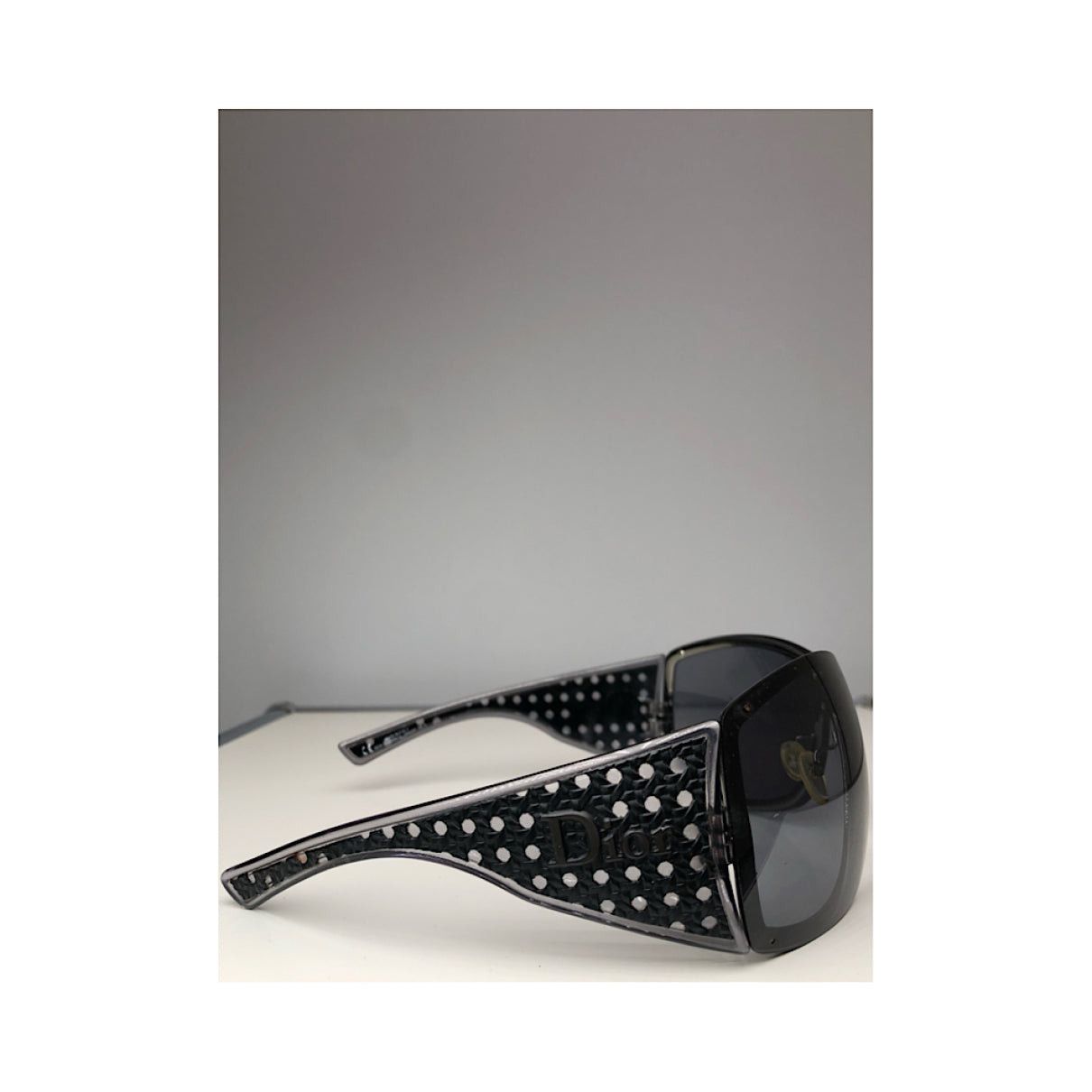 Dior Black Plastic Sunglasses Size ONE SIZE - 4 Thumbnail