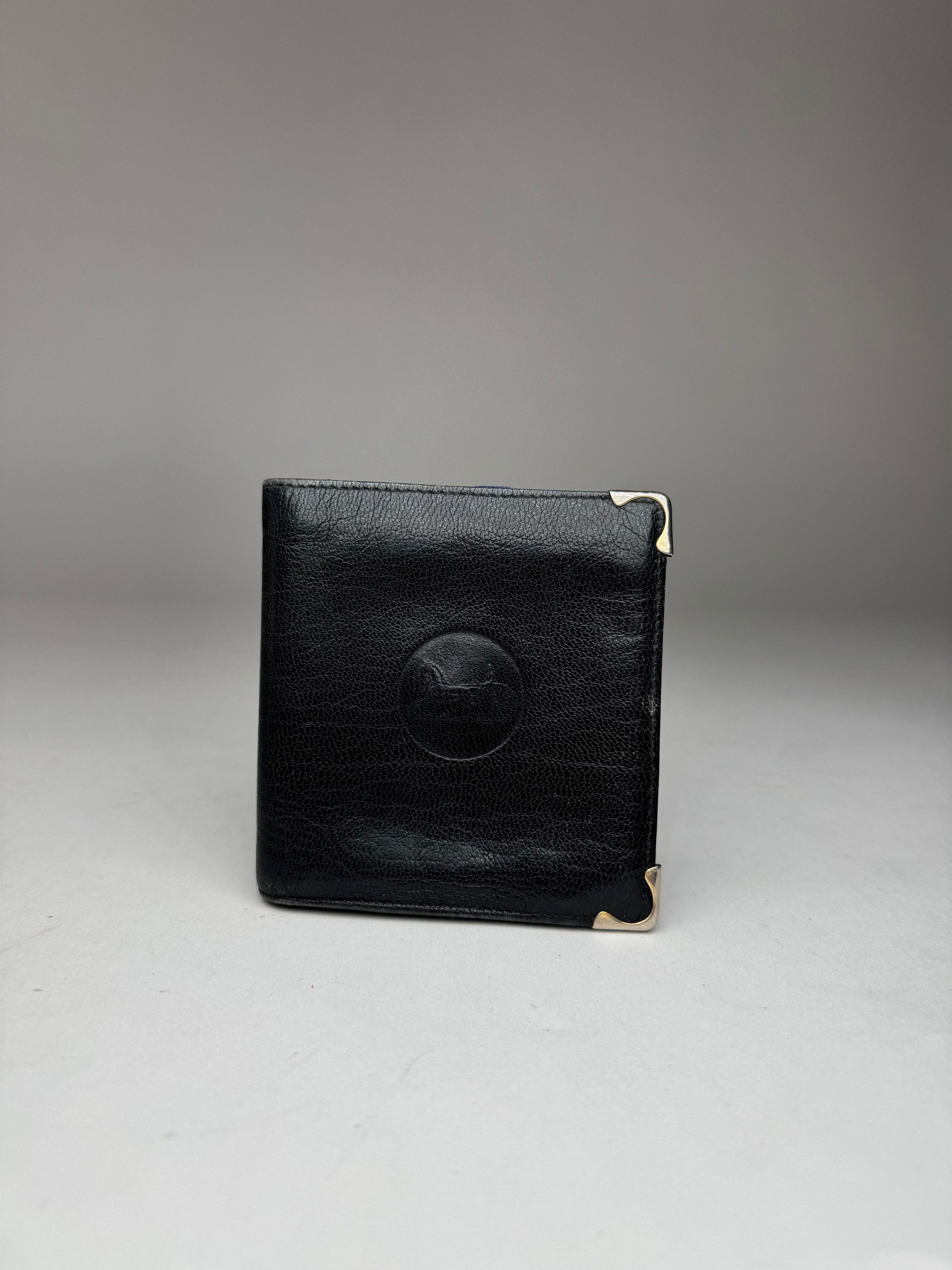Celine Vintage Paris Triomphe Leather Wallet black Size ONE SIZE - 2 Thumbnail