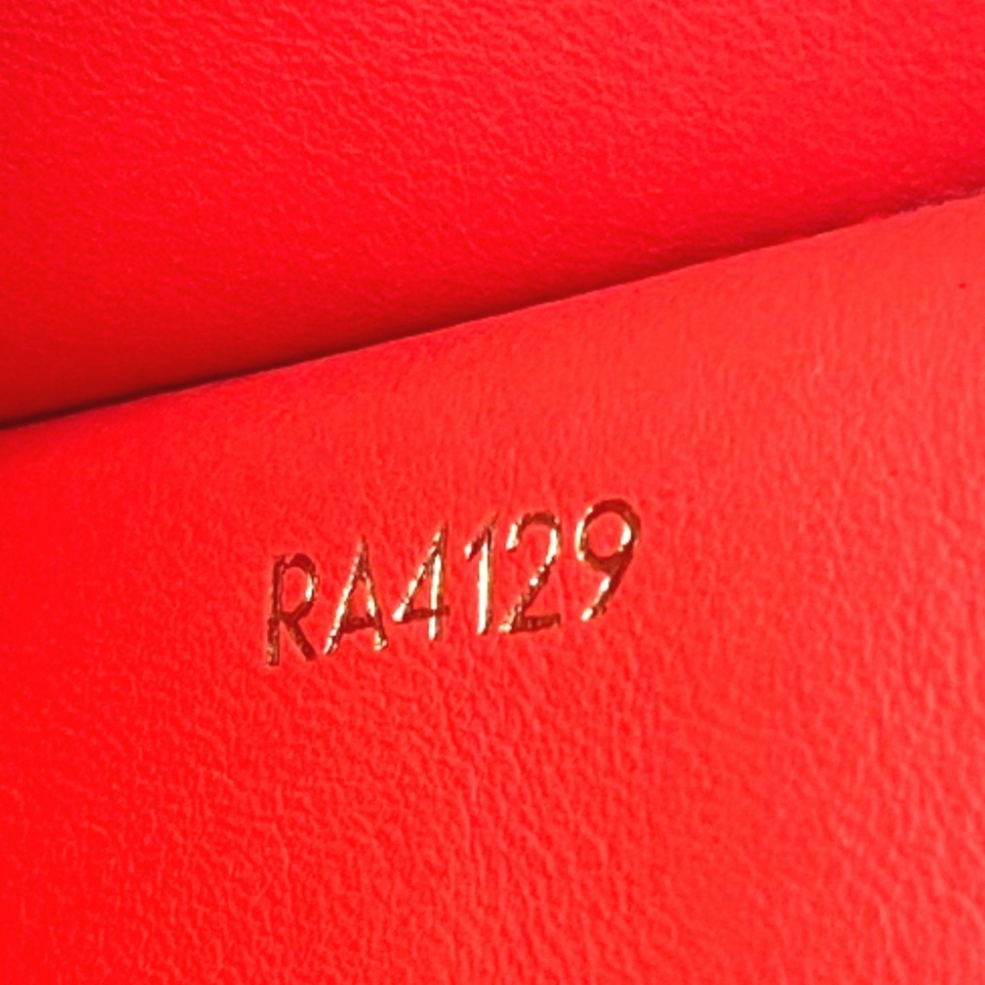 Louis Vuitton LOUIS VUITTON M69069 Japan Exclusive Portefeuille Capucines XS Compact Tri-fold Wallet in Taurillon Leather, Coral Tahiti Red Size ONE SIZE - 11 Thumbnail