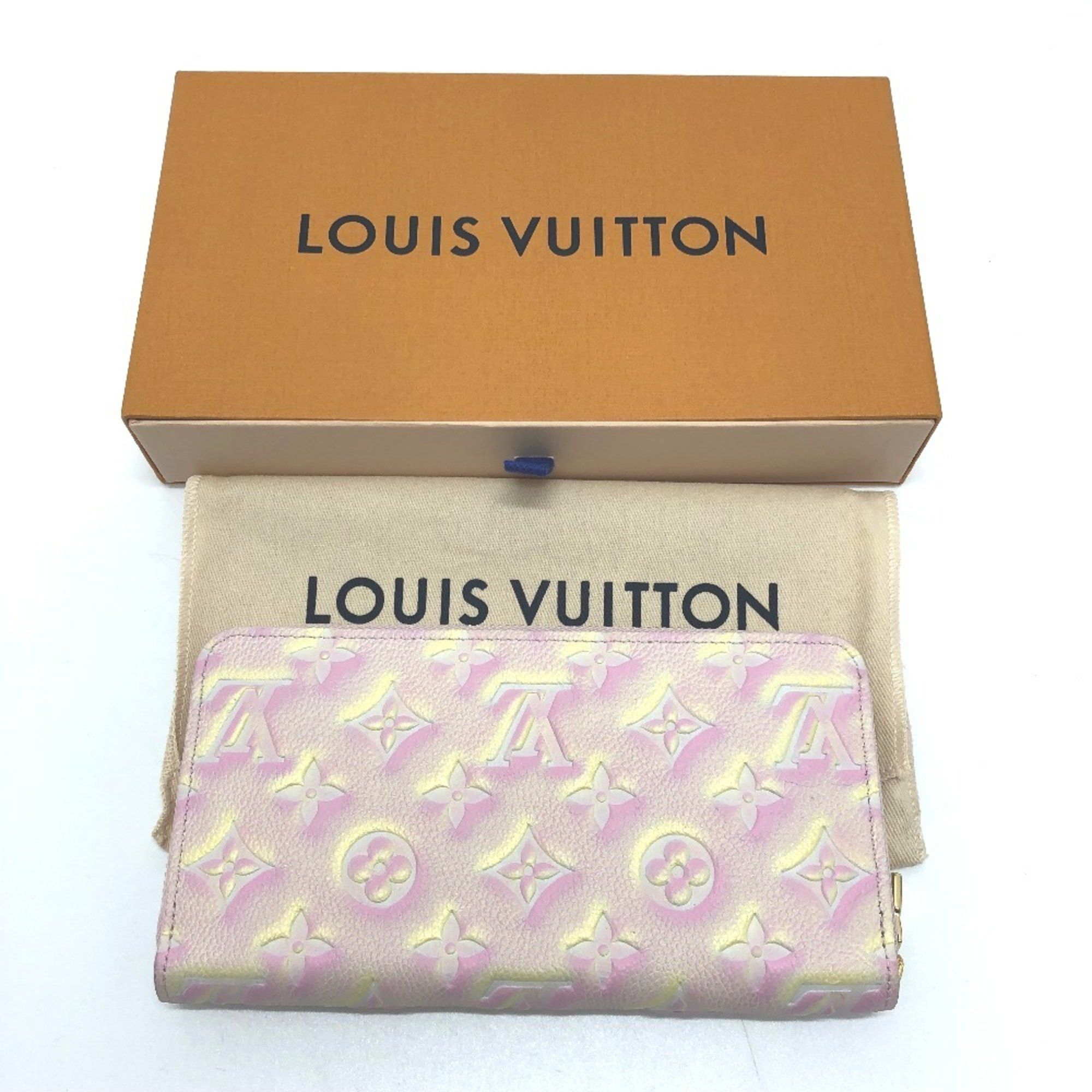 Louis Vuitton LOUIS VUITTON M81299 Monogram Empreinte Zippy Wallet, Long Leather, Women's, Light Pink Size ONE SIZE - 13 Thumbnail