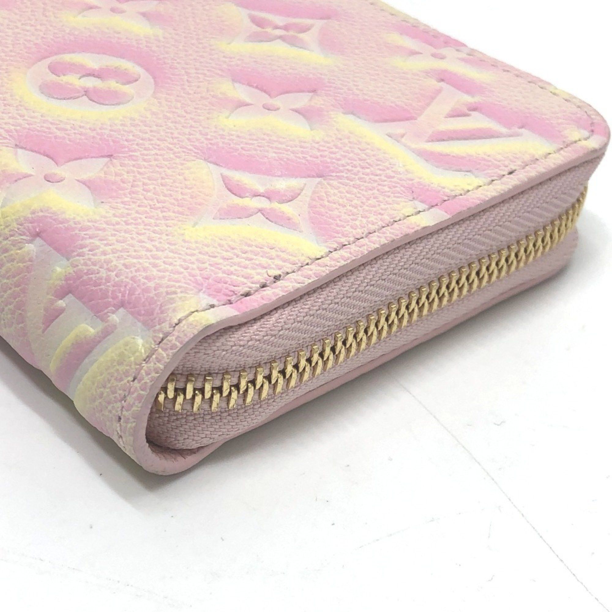 Louis Vuitton LOUIS VUITTON M81299 Monogram Empreinte Zippy Wallet, Long Leather, Women's, Light Pink Size ONE SIZE - 5 Thumbnail