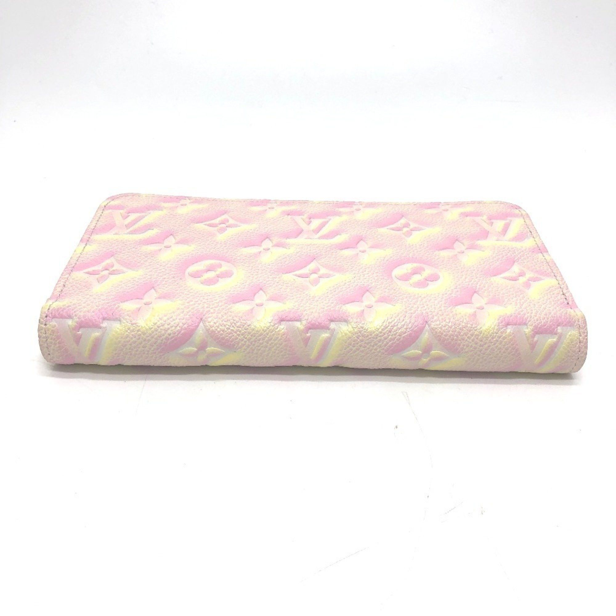 Louis Vuitton LOUIS VUITTON M81299 Monogram Empreinte Zippy Wallet, Long Leather, Women's, Light Pink Size ONE SIZE - 3 Thumbnail