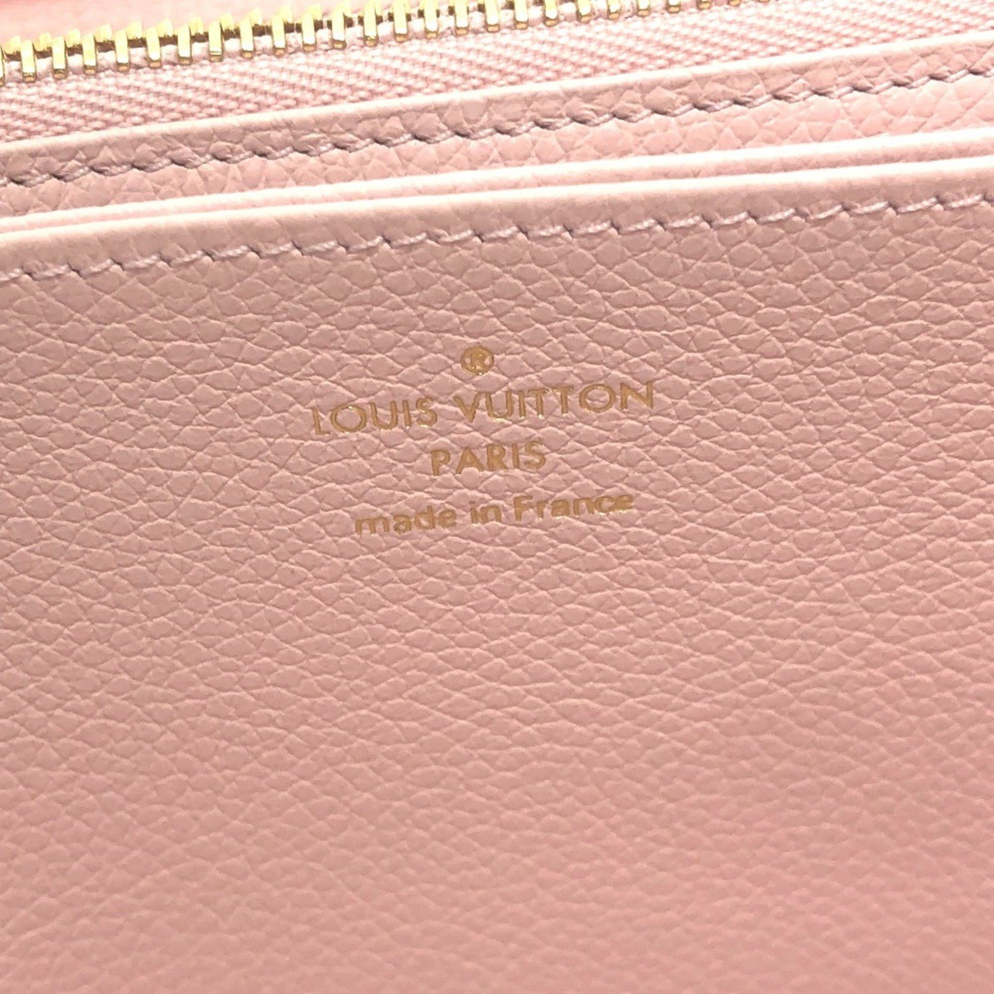 Louis Vuitton LOUIS VUITTON M81299 Monogram Empreinte Zippy Wallet, Long Leather, Women's, Light Pink Size ONE SIZE - 9 Thumbnail
