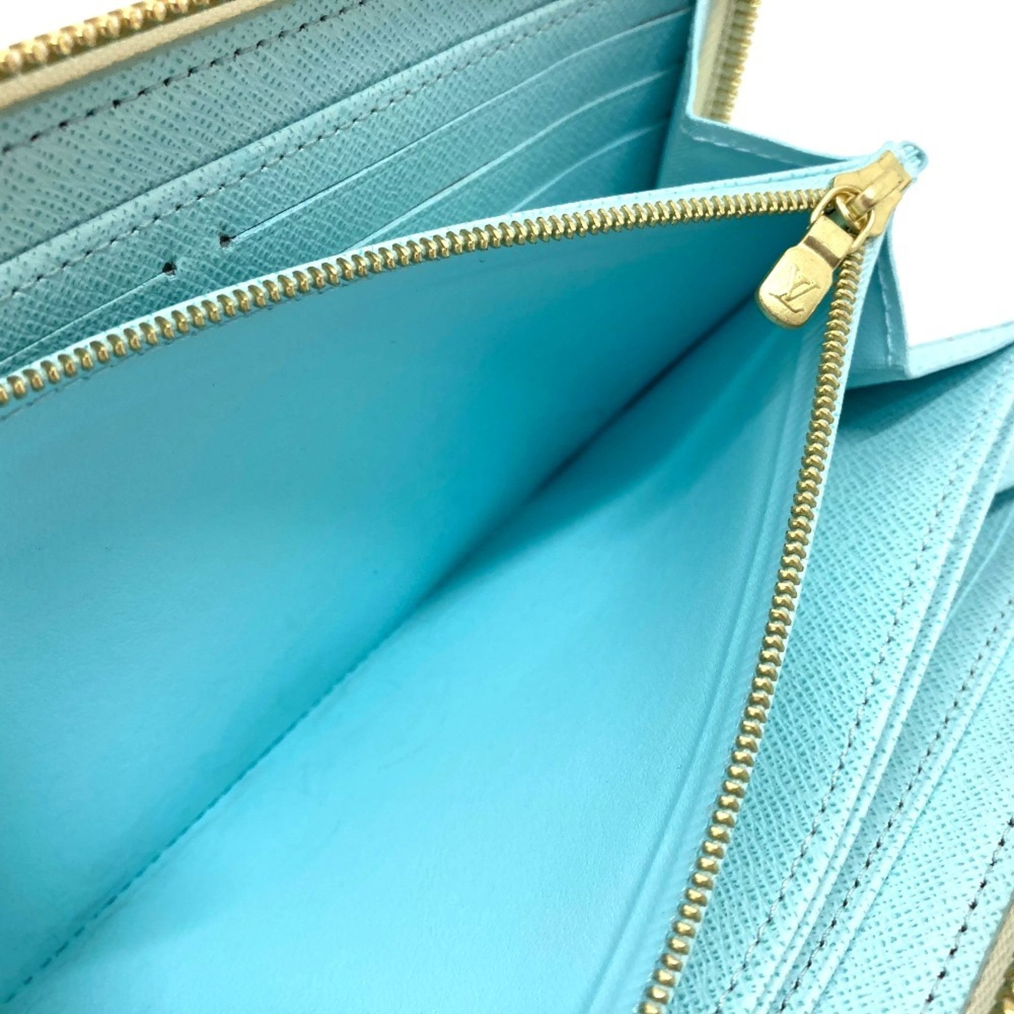 Louis Vuitton LOUIS VUITTON M80360 Monogram Giant By the Pool Zippy Wallet, Canvas, Women's, Blue Size ONE SIZE - 10 Thumbnail