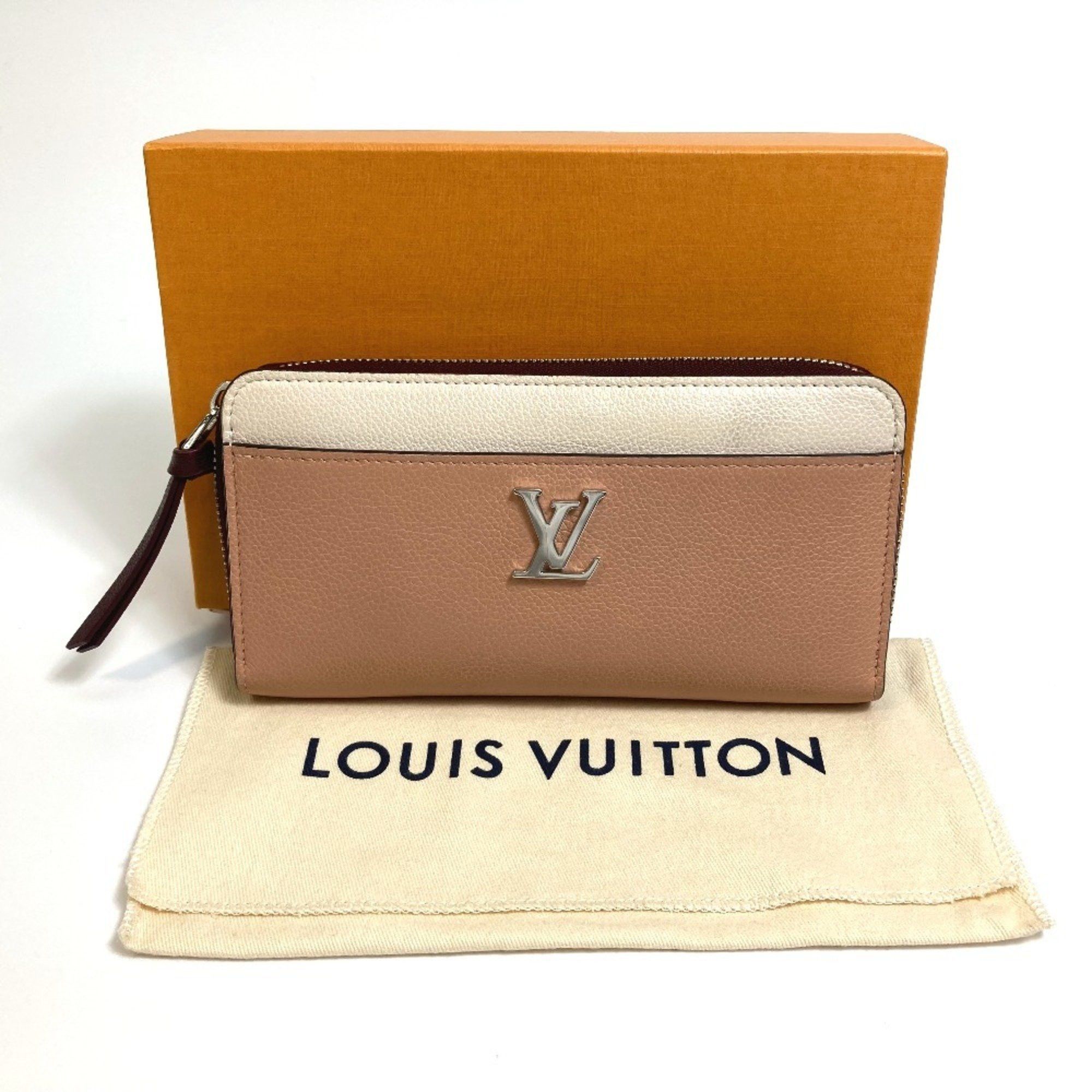 Louis Vuitton LOUIS VUITTON M67540 Zippy Lockme Long Wallet, Women's Leather, Rose Soir Quartz, Orange Beige Size ONE SIZE - 16 Thumbnail