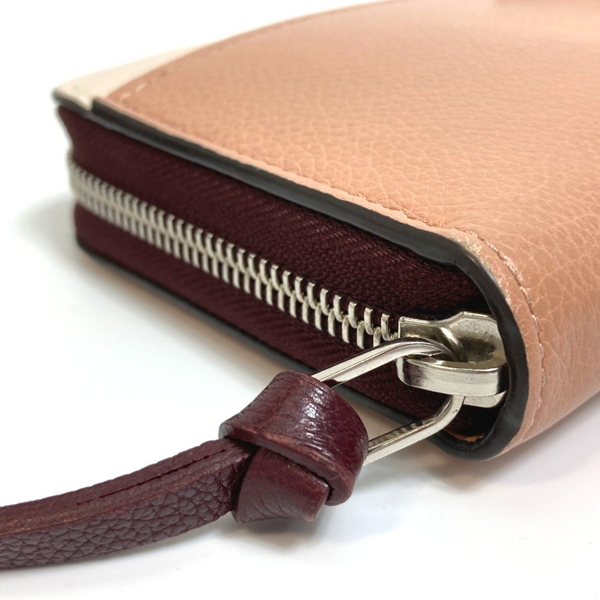 Louis Vuitton LOUIS VUITTON M67540 Zippy Lockme Long Wallet, Women's Leather, Rose Soir Quartz, Orange Beige Size ONE SIZE - 4 Thumbnail