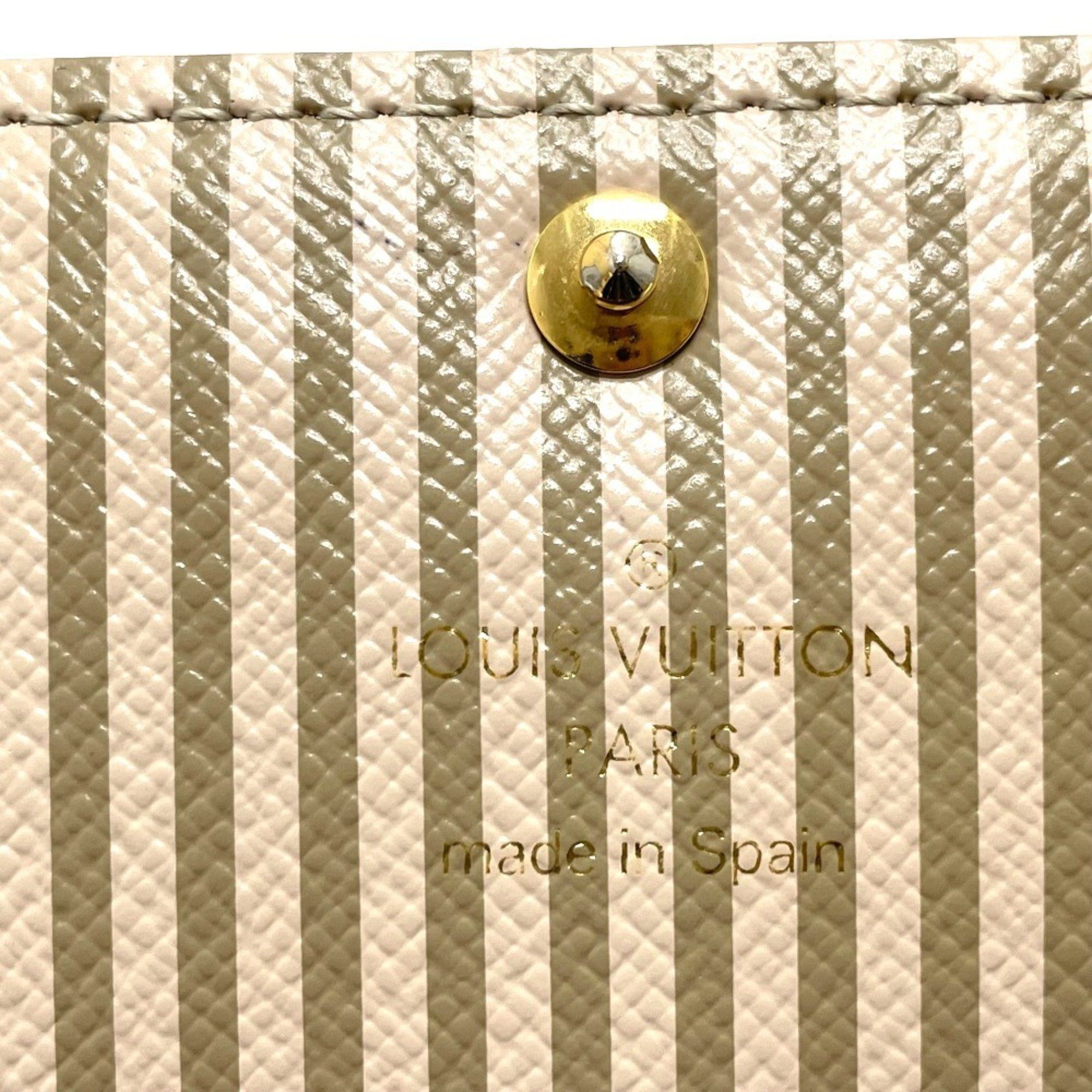 Louis Vuitton LOUIS VUITTON N63179 Damier Portefeuille Sarah Bifold Wallet, Women's Ebene Canvas, Brown Size ONE SIZE - 13 Thumbnail