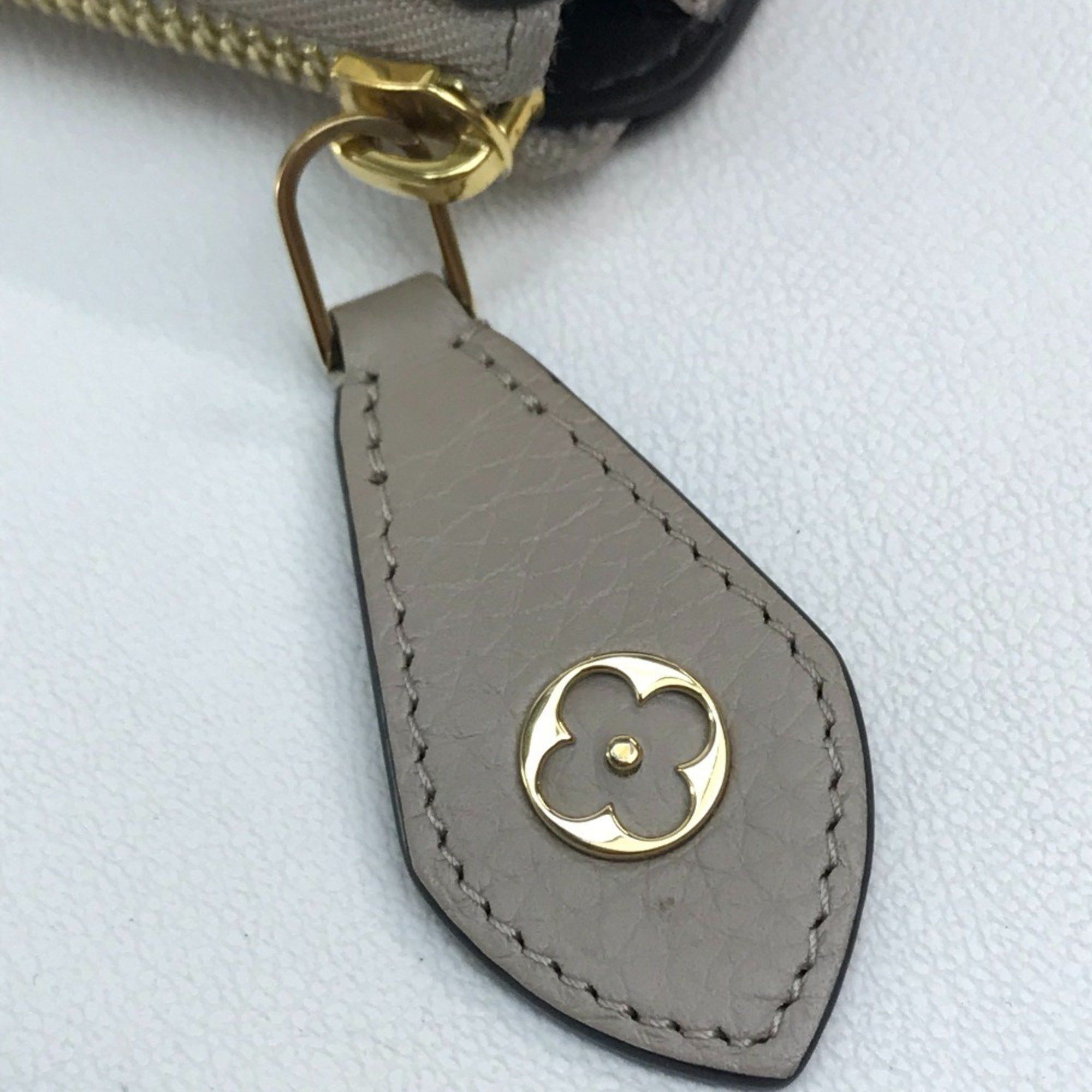 Louis Vuitton LOUIS VUITTON M63104 Monogram Flower Portefeuille Comete Zippy Wallet, Taurillon Leather, Women's, Gallé Pattern, Beige with Gold Hardware Size ONE SIZE - 5 Thumbnail