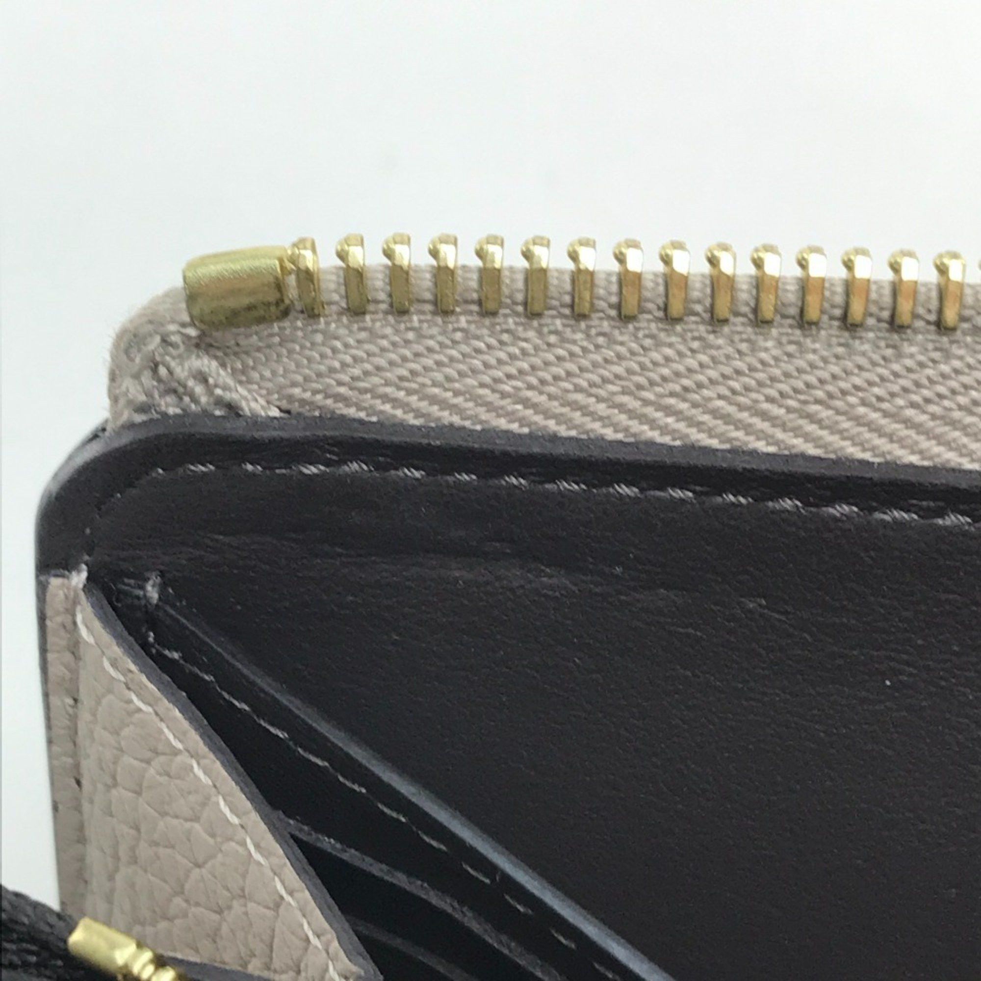 Louis Vuitton LOUIS VUITTON M63104 Monogram Flower Portefeuille Comete Zippy Wallet, Taurillon Leather, Women's, Gallé Pattern, Beige with Gold Hardware Size ONE SIZE - 10 Thumbnail