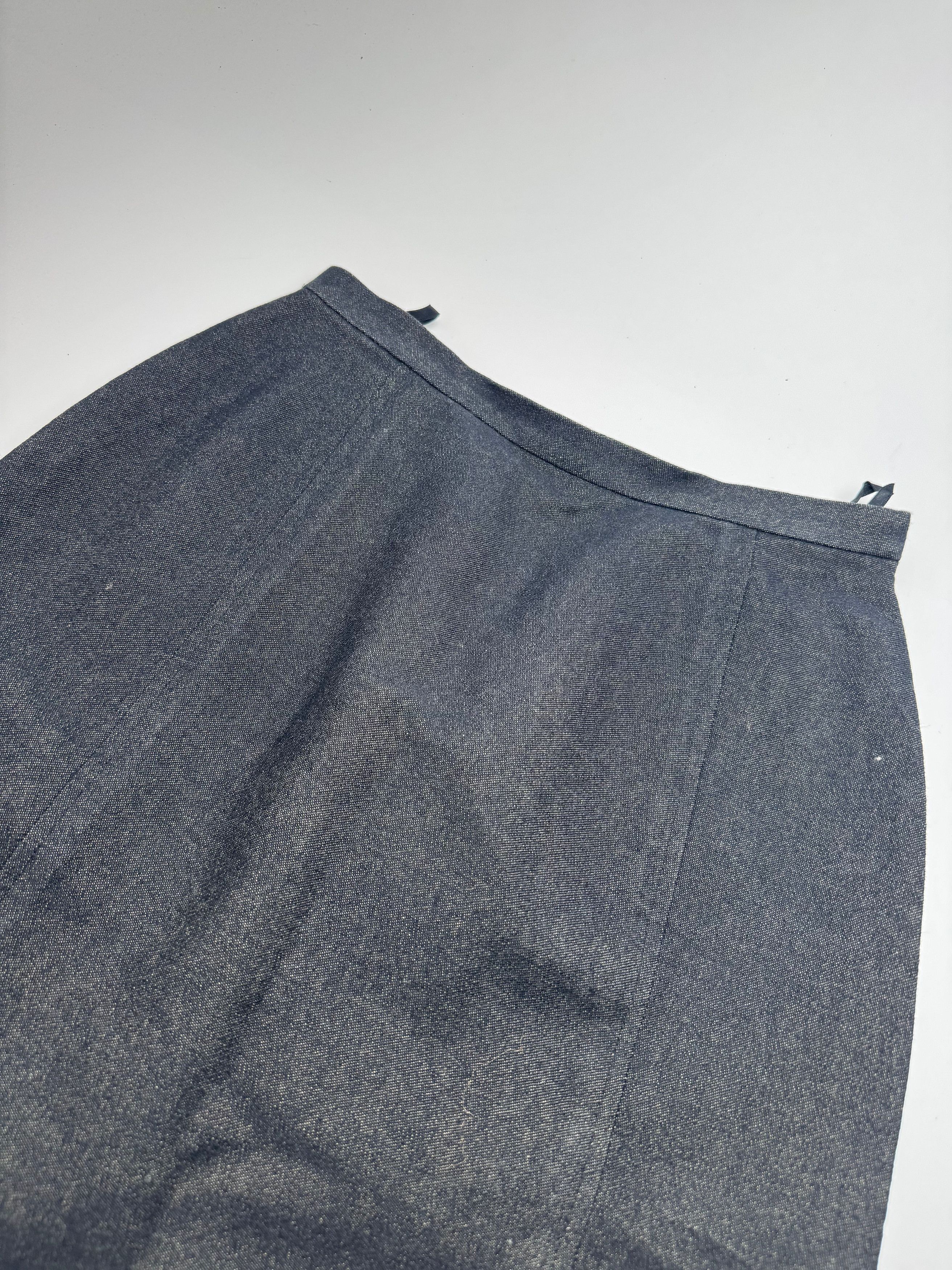 Balenciaga Vintage Wool Skirt Black 34/XS Size 25" / US 0 / IT 36 - 8 Thumbnail