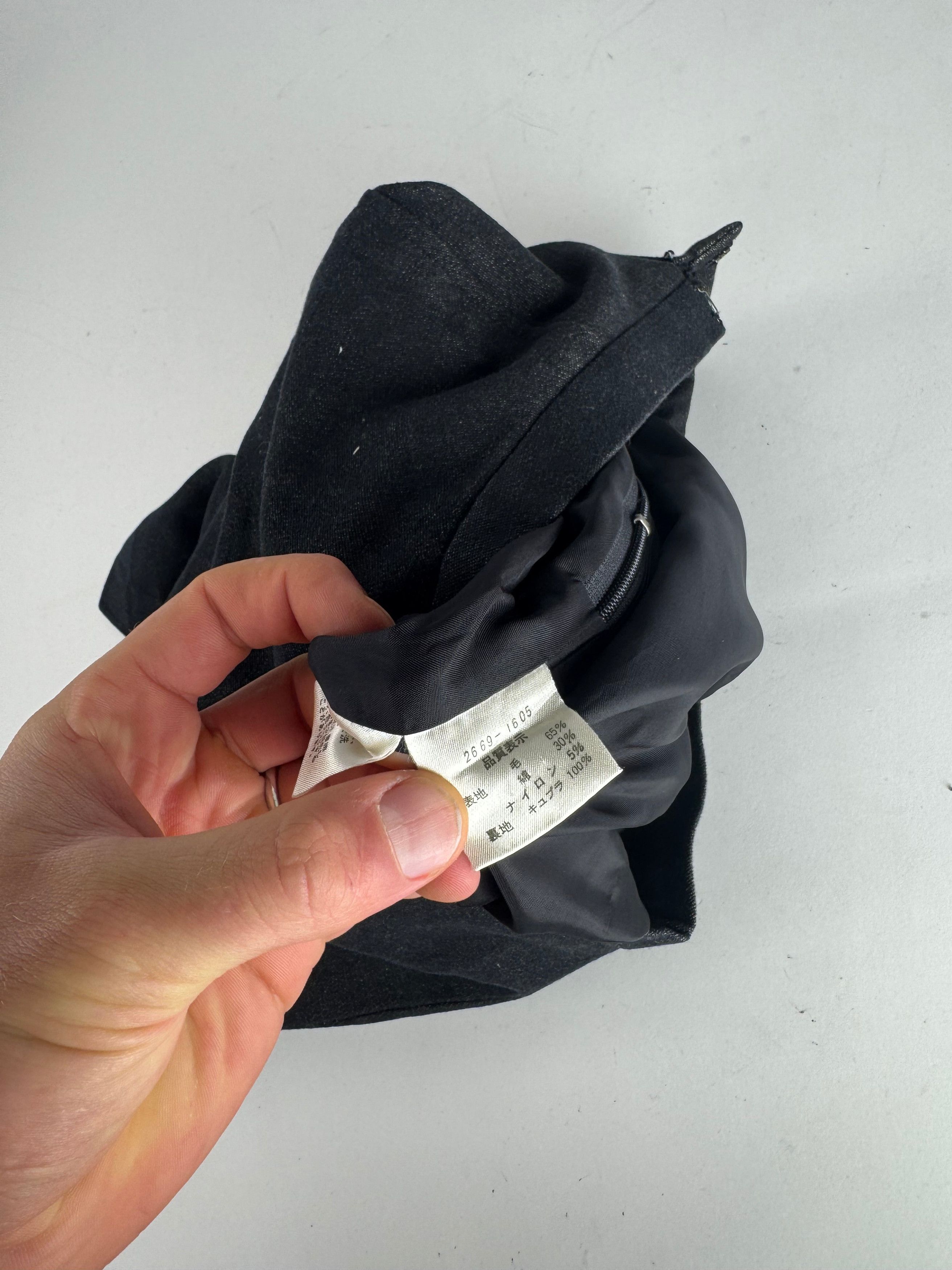 Balenciaga Vintage Wool Skirt Black 34/XS Size 25" / US 0 / IT 36 - 5 Thumbnail