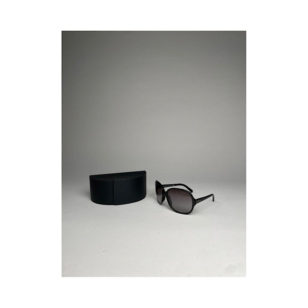 Prada Black Plastic Sunglasses Size ONE SIZE - 2 Thumbnail