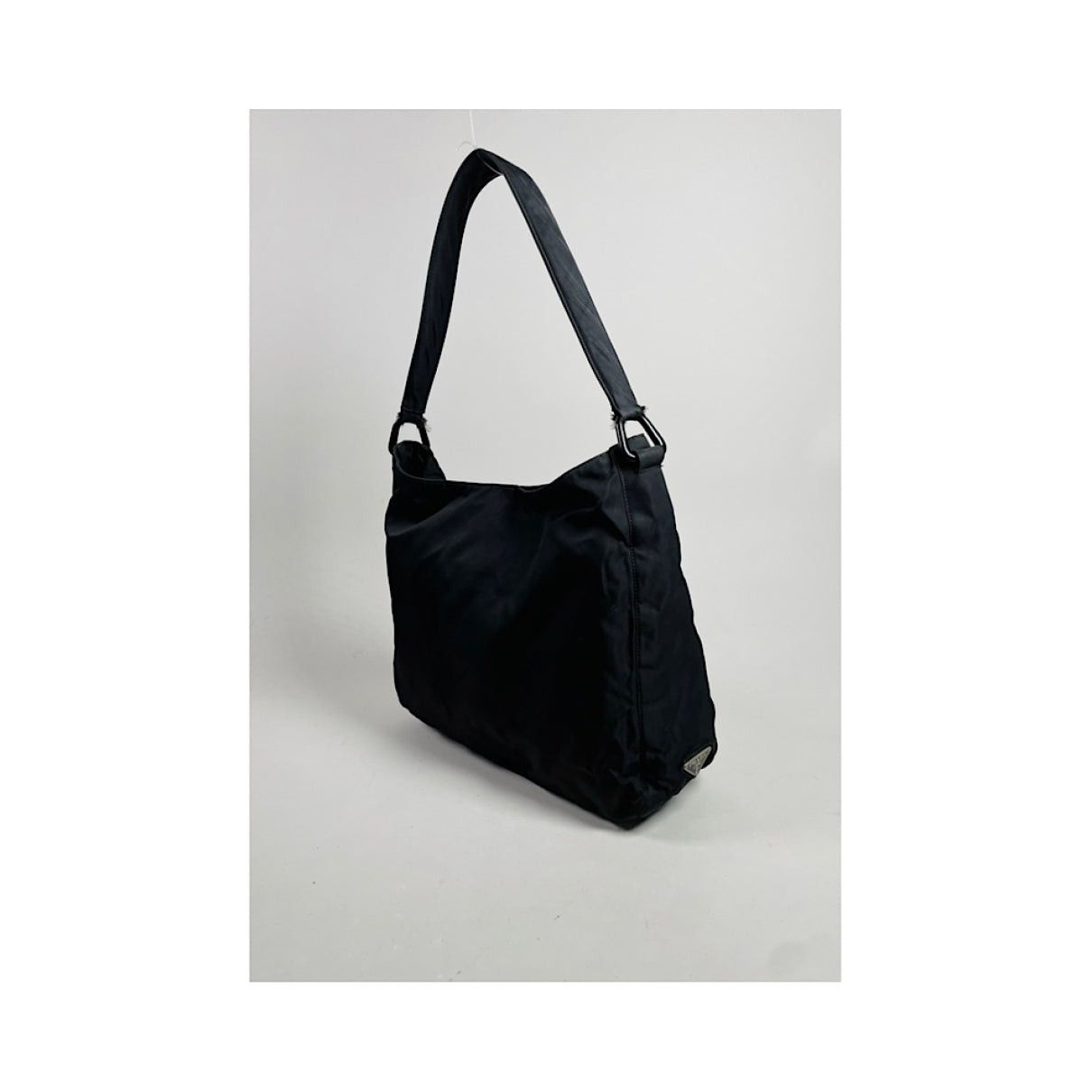 Prada Cleo Black Polyester Handbag Size ONE SIZE - 3 Thumbnail