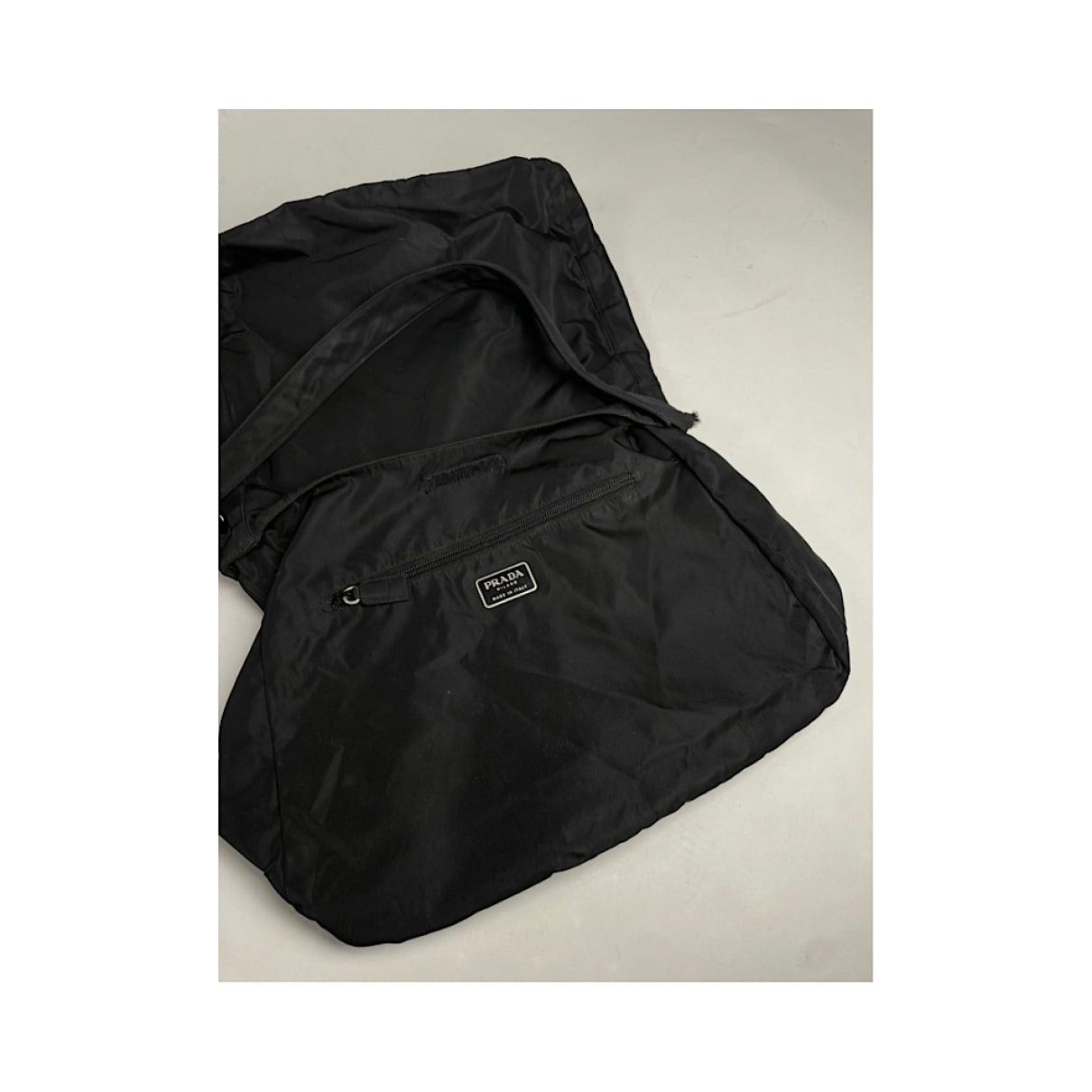 Prada Cleo Black Polyester Handbag Size ONE SIZE - 4 Thumbnail