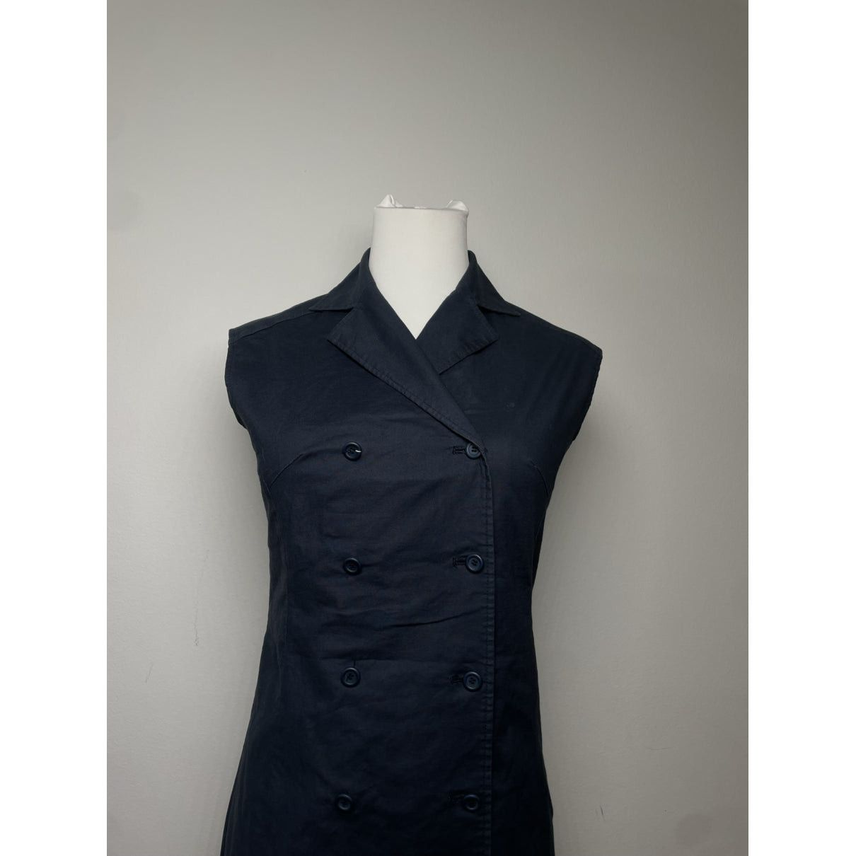 Balenciaga Navy Cotton Dresse Size M / US 6-8 / IT 42-44 - 2 Thumbnail