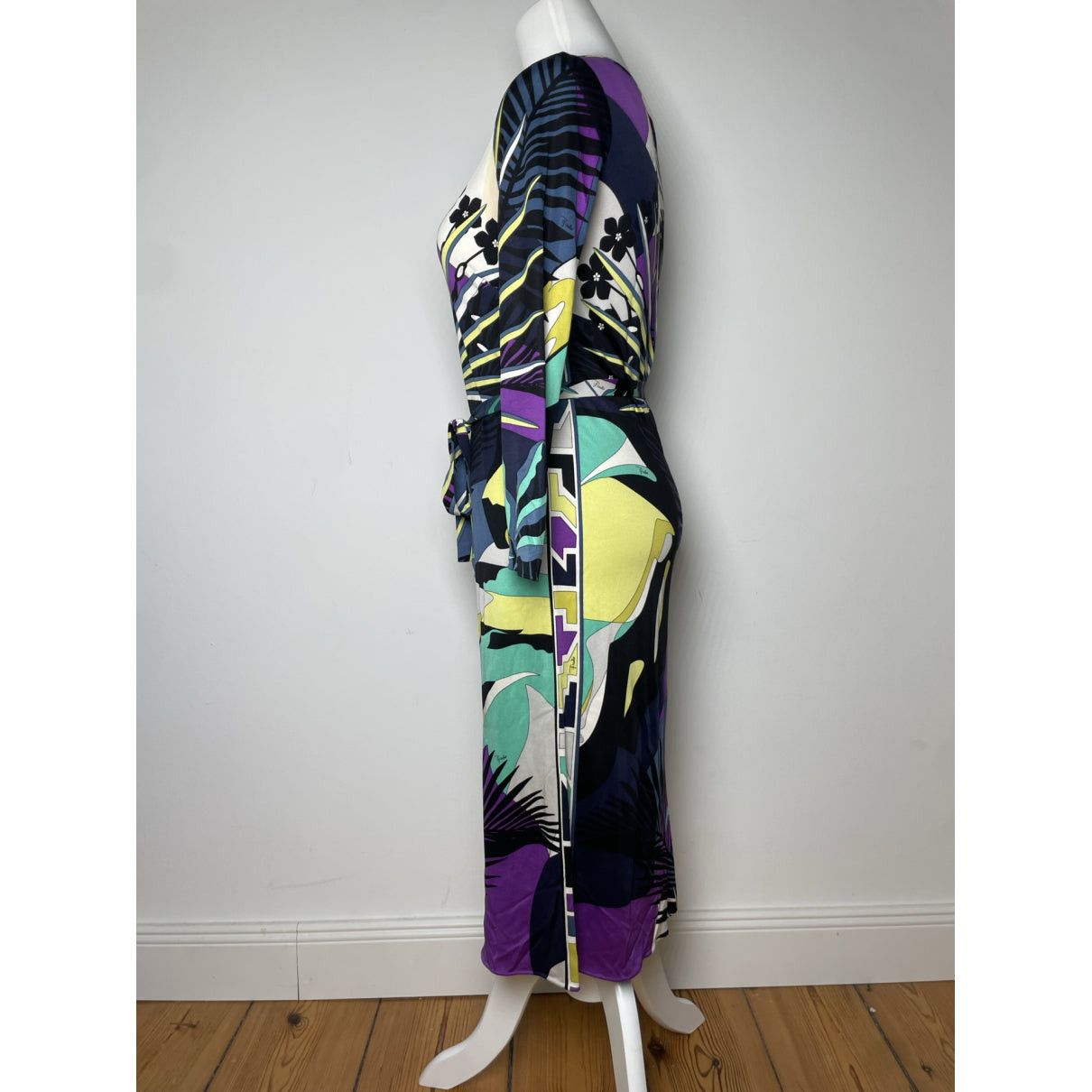 Emilio Pucci Multicolour Cotton Dresse Size XS / US 0-2 / IT 36-38 - 2 Thumbnail