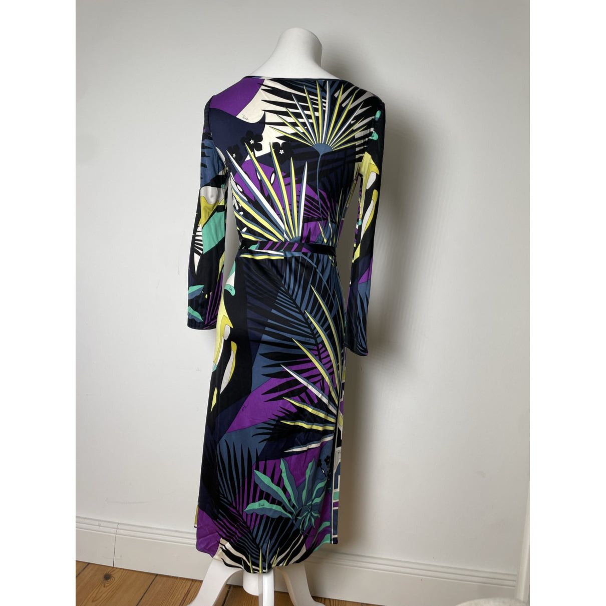 Emilio Pucci Multicolour Cotton Dresse Size XS / US 0-2 / IT 36-38 - 3 Thumbnail