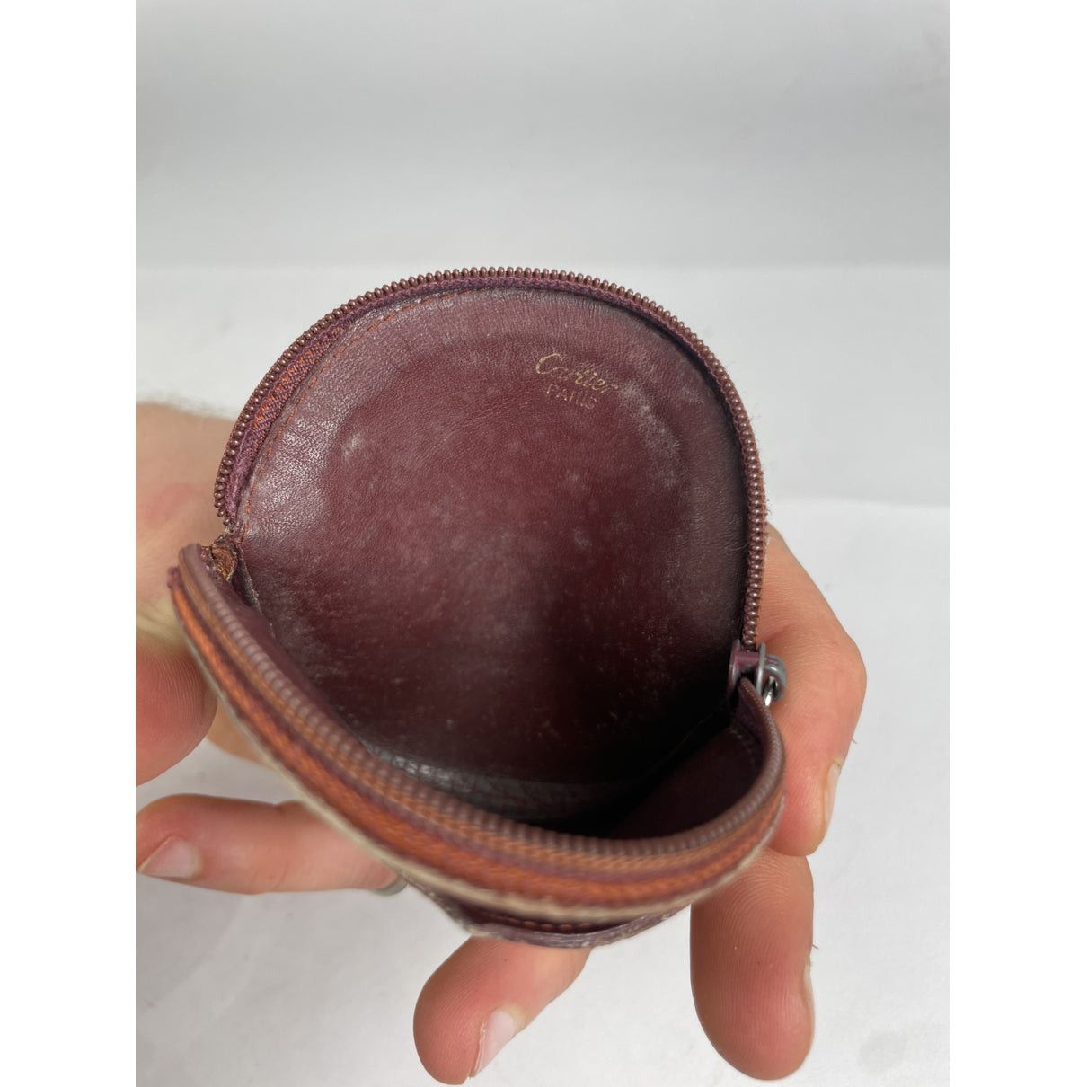 Cartier Burgundy Leather Purse Size ONE SIZE - 4 Thumbnail