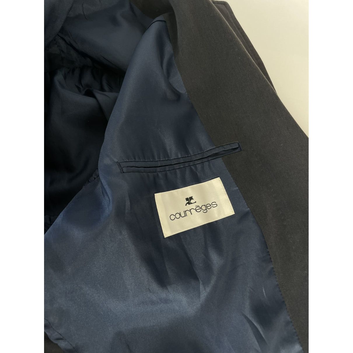 Courreges Courrèges Grey Cotton Coat Size L / US 10 / IT 46 - 4 Thumbnail