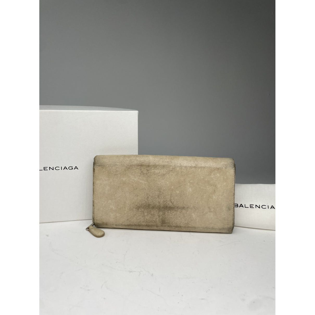 Balenciaga Beige Leather Wallet Size ONE SIZE - 2 Thumbnail