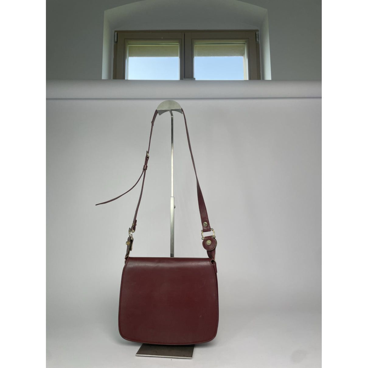 Cartier Burgundy Leather Handbag Size ONE SIZE - 3 Thumbnail
