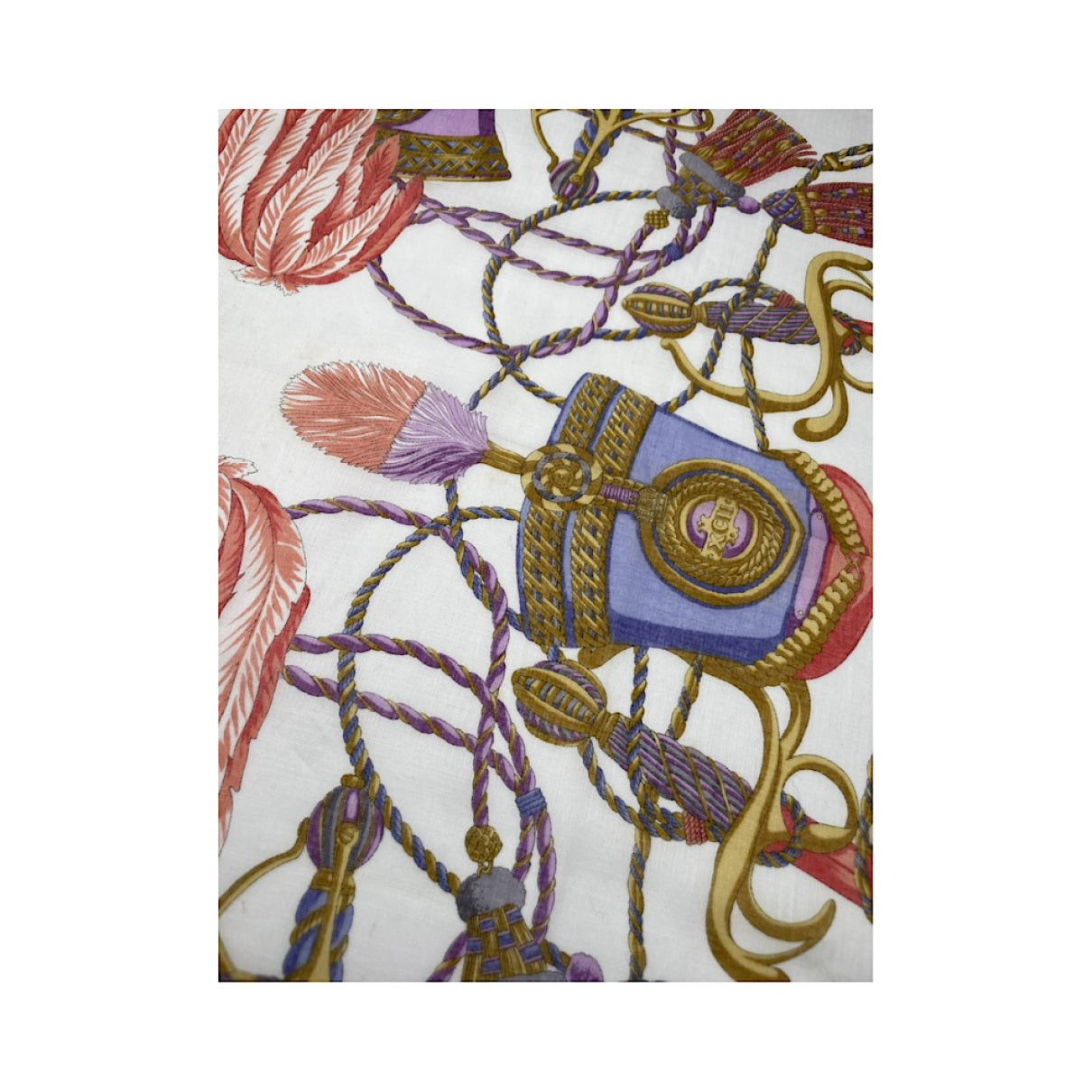 Celine Brown Silk Silk Handkerchief Size ONE SIZE - 4 Thumbnail