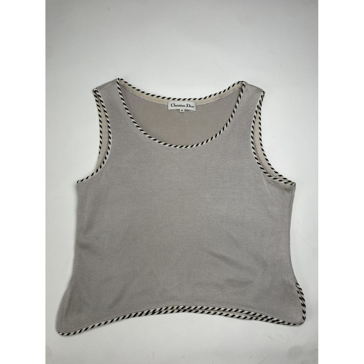 Dior J'A8 Silver Viscose Top Size M / US 6-8 / IT 42-44 - 5 Thumbnail