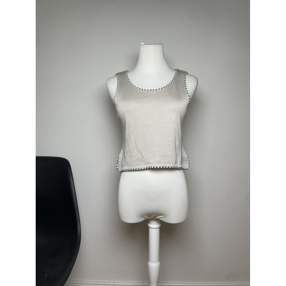 Dior J'A8 Silver Viscose Top Size M / US 6-8 / IT 42-44 - 2 Thumbnail