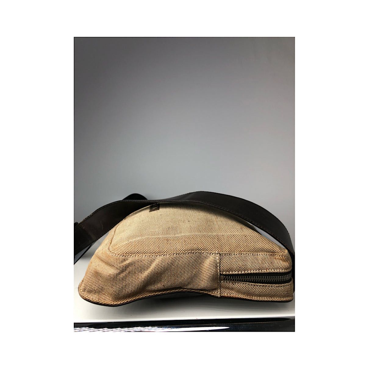 Prada Beige Cotton Handbag Size ONE SIZE - 4 Thumbnail