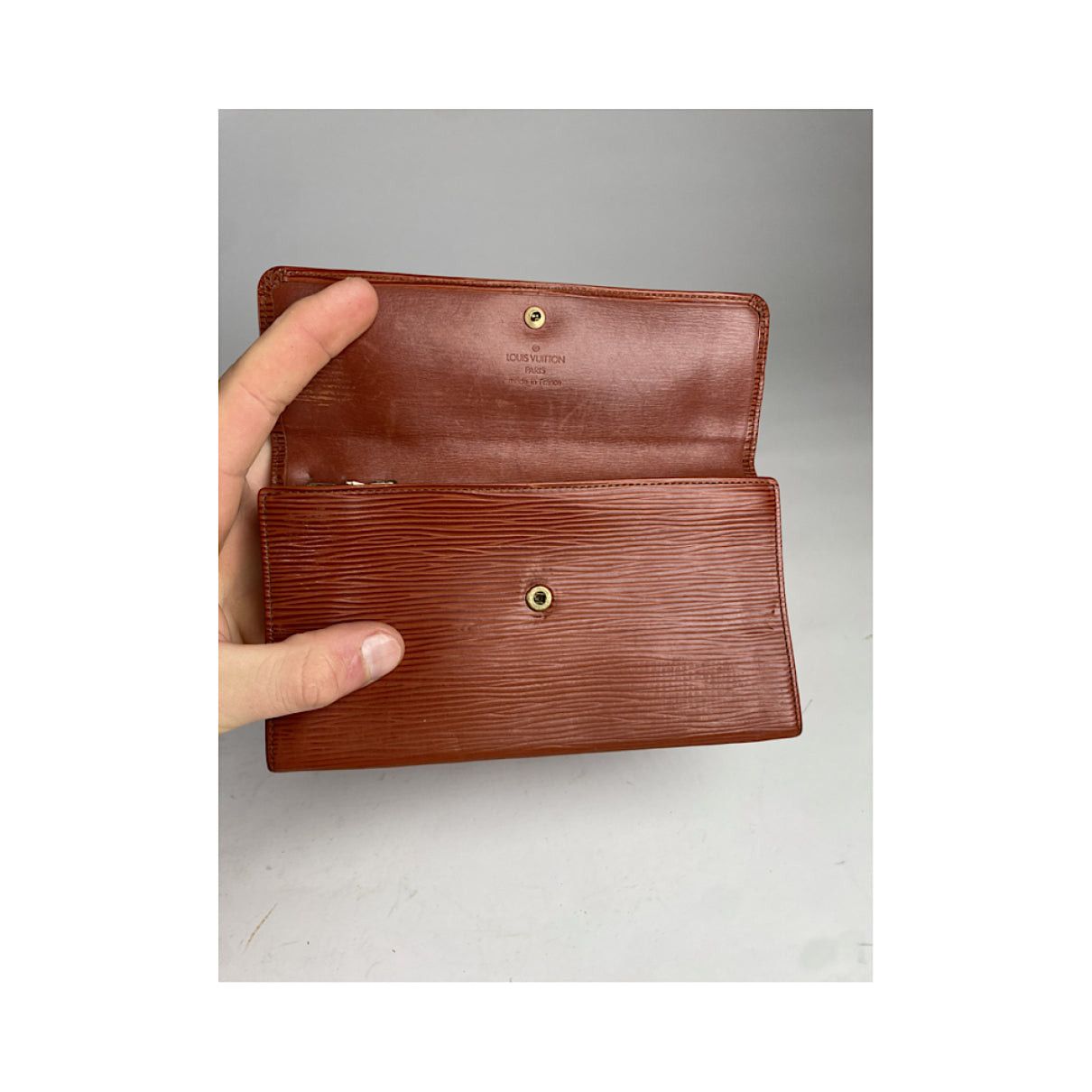 Louis Vuitton Louise Brown Leather Wallet Size ONE SIZE - 3 Thumbnail