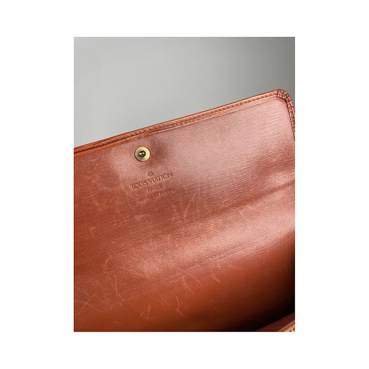 Louis Vuitton Louise Brown Leather Wallet Size ONE SIZE - 4 Thumbnail