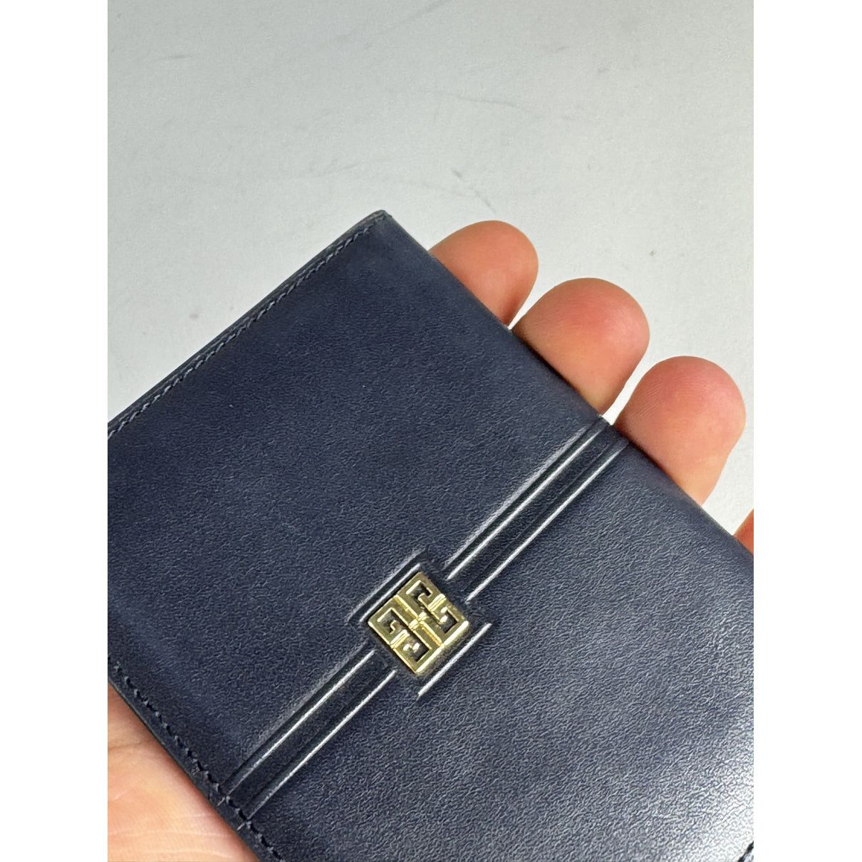 Givenchy Navy Leather Purse Size ONE SIZE - 3 Thumbnail