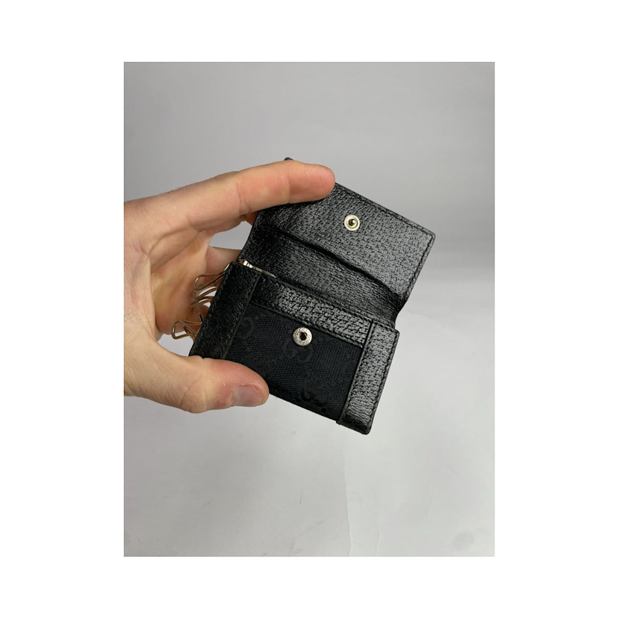 Gucci GG Blooms Black Leather Purse Size ONE SIZE - 4 Thumbnail