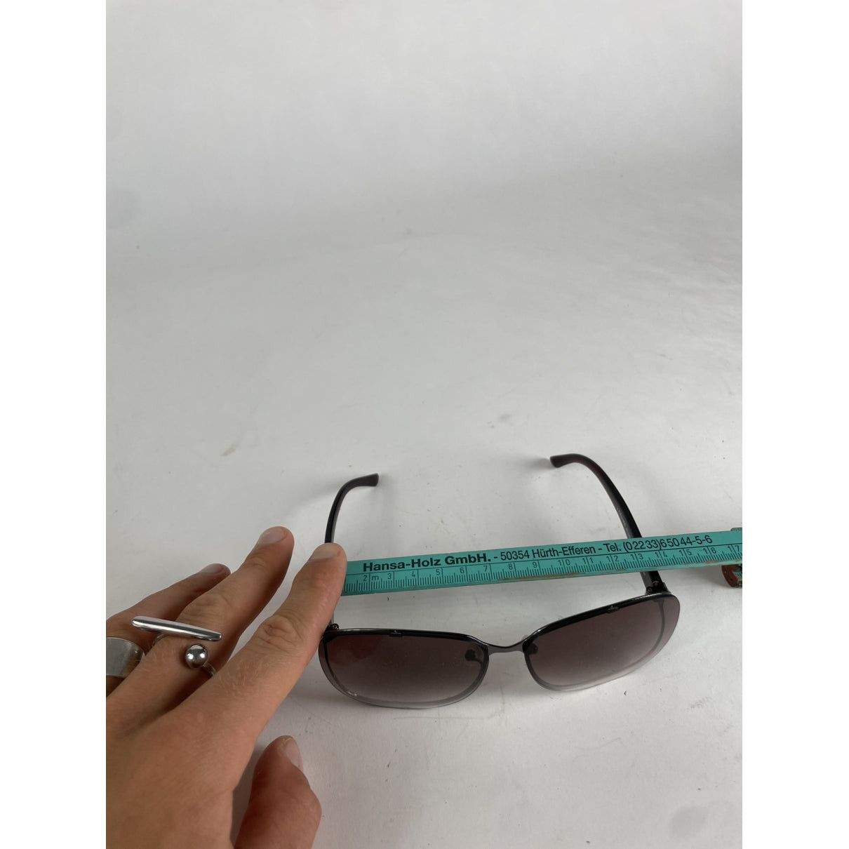 Celine Purple Plastic Sunglasses Size ONE SIZE - 5 Thumbnail