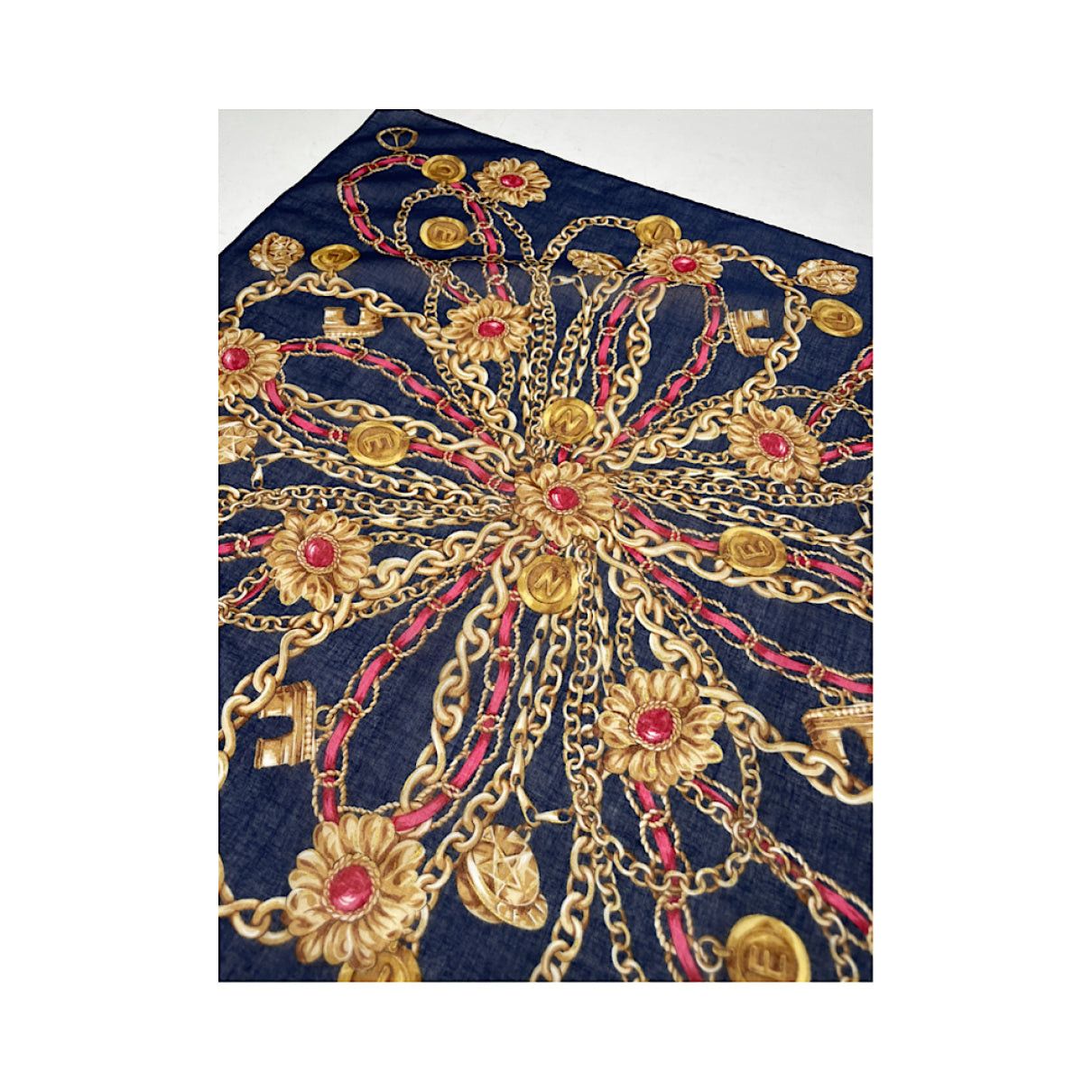 Celine Black Silk Silk Handkerchief Size ONE SIZE - 4 Thumbnail