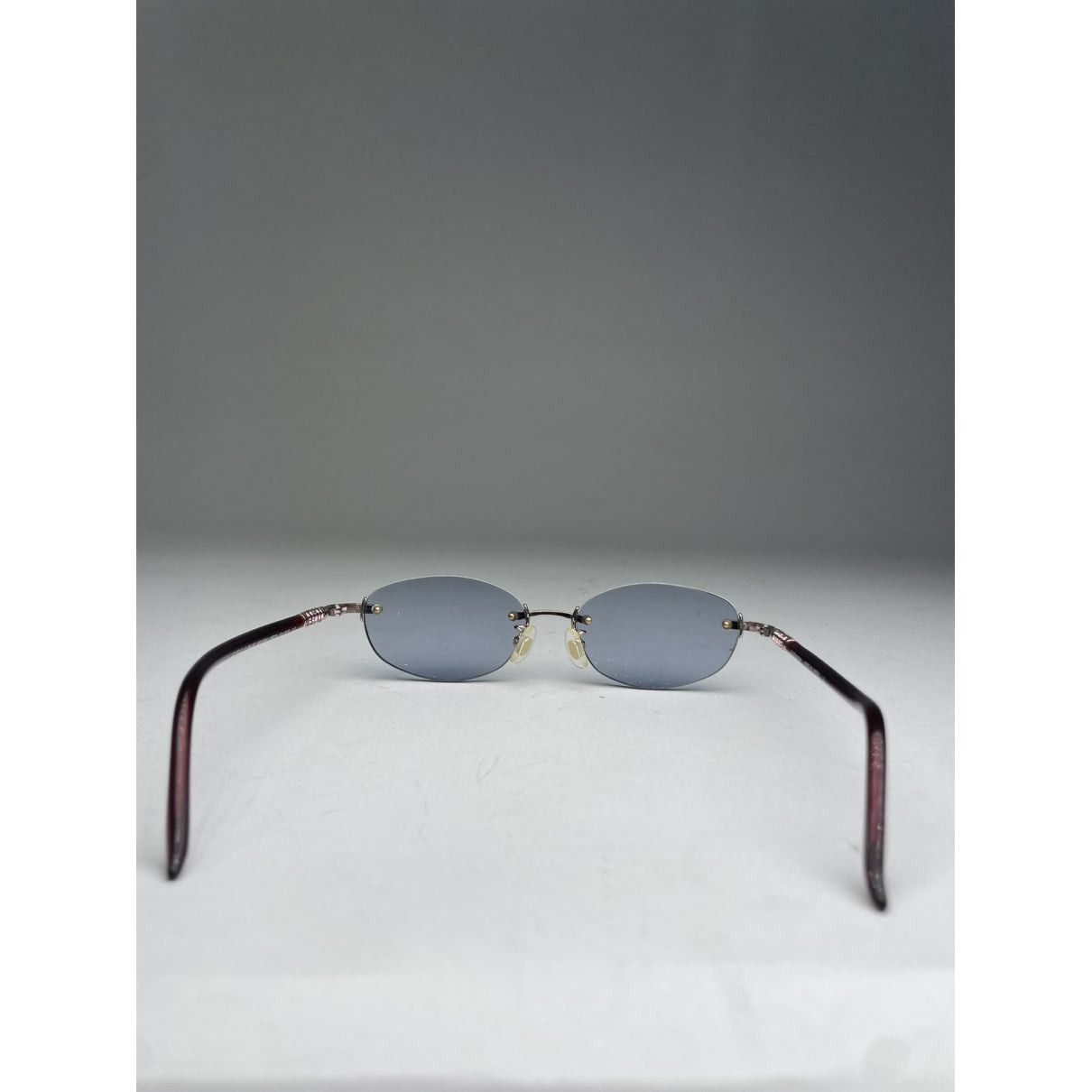 Celine Blue Metal Sunglasses Size ONE SIZE - 4 Thumbnail