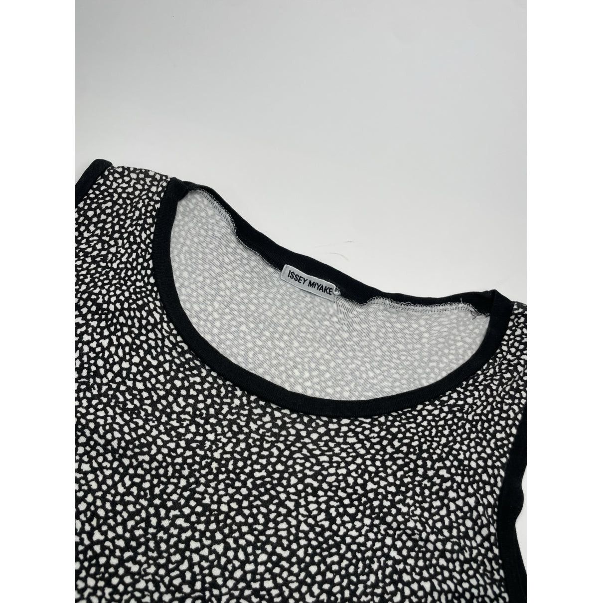 Issey Miyake Black Cotton Top Size M / US 6-8 / IT 42-44 - 2 Thumbnail